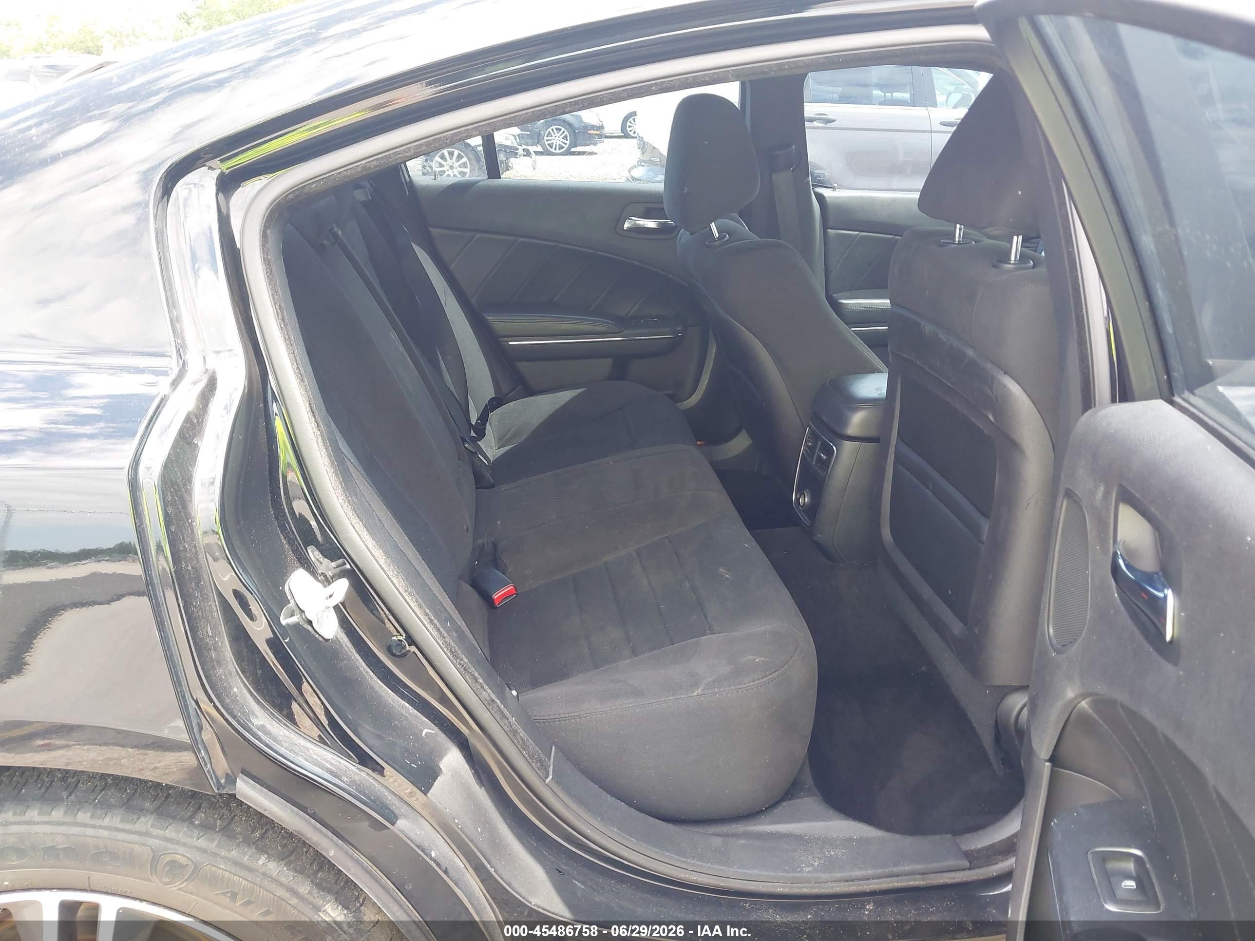2014 Dodge Charger R/t Black vin: 2C3CDXDTXEH242462