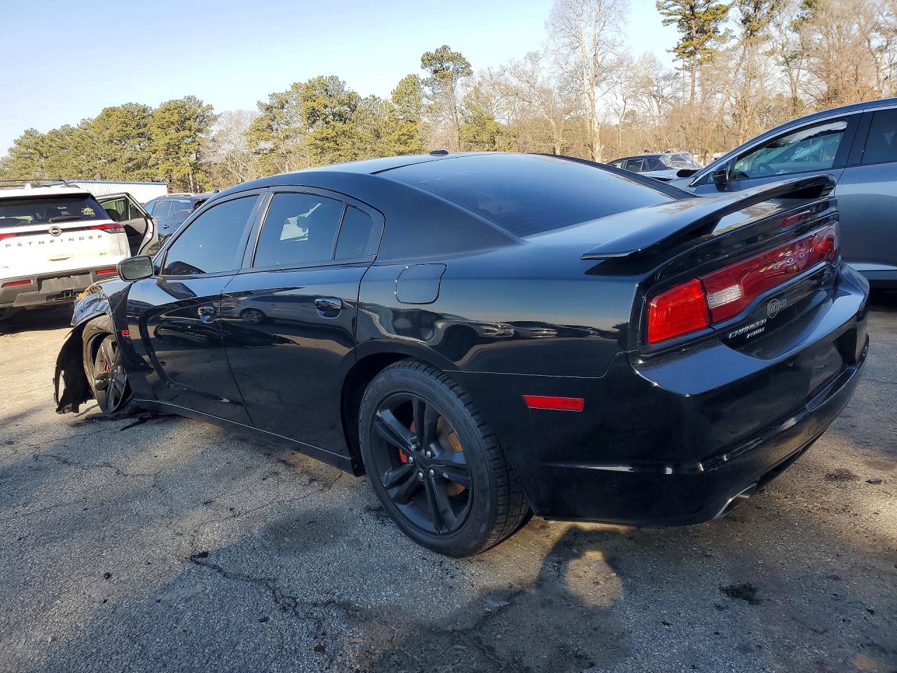 2014 Dodge Charger R Black vin: 2C3CDXDTXEH248696