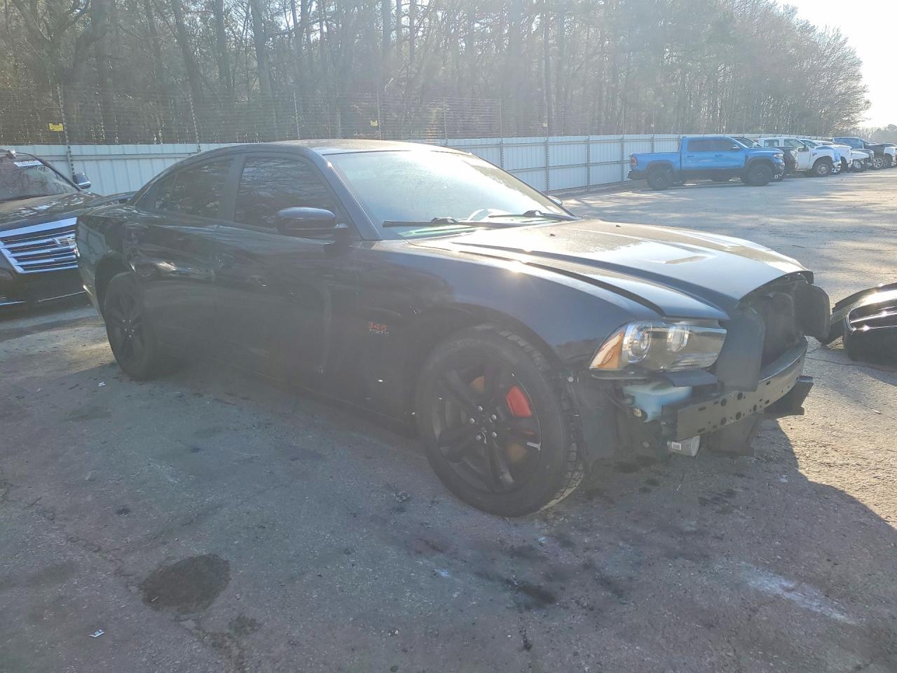 2014 Dodge Charger R Black vin: 2C3CDXDTXEH248696