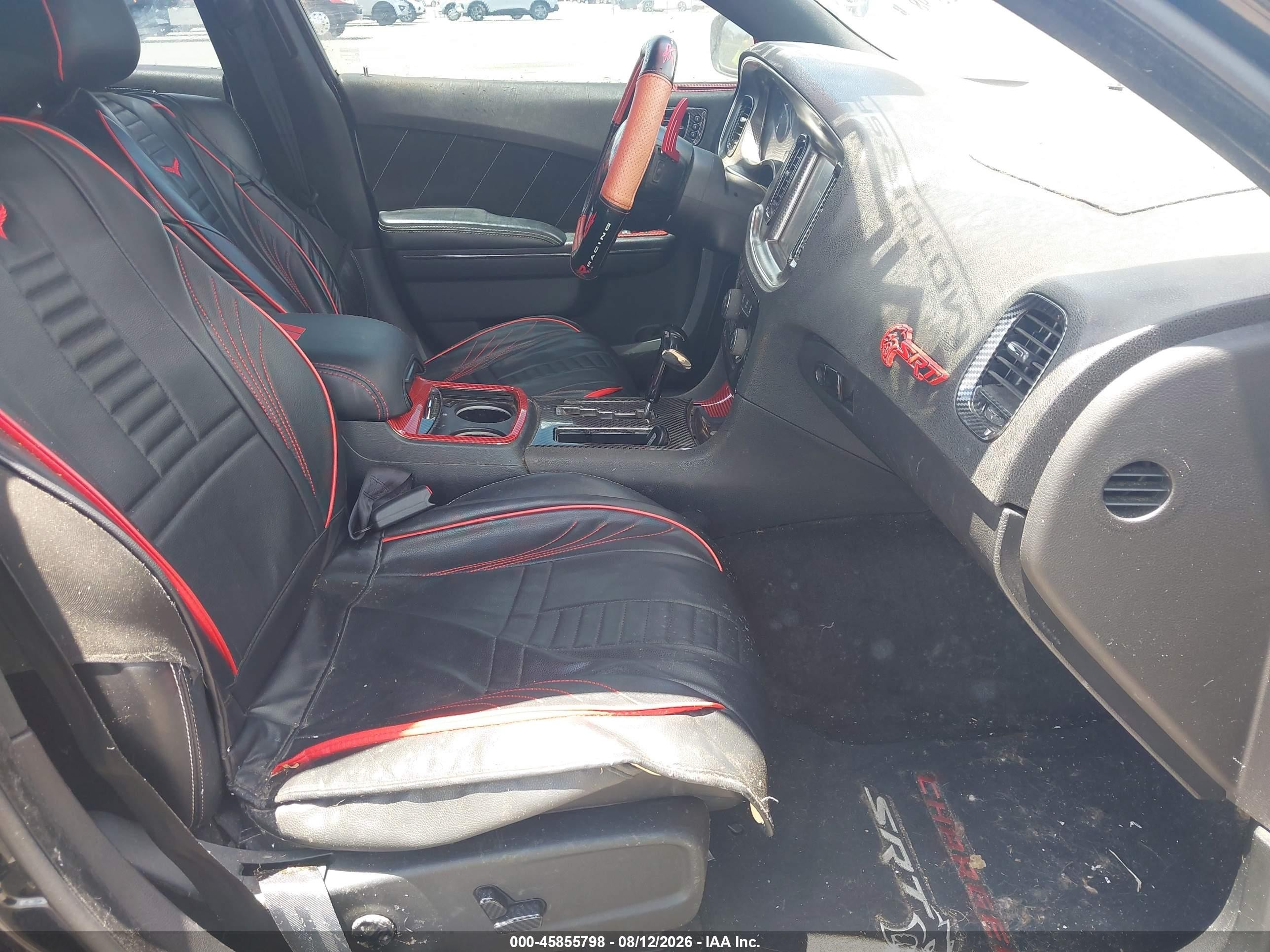 2012 Dodge Charger Srt8 Черный vin: 2C3CDXEJ0CH201879