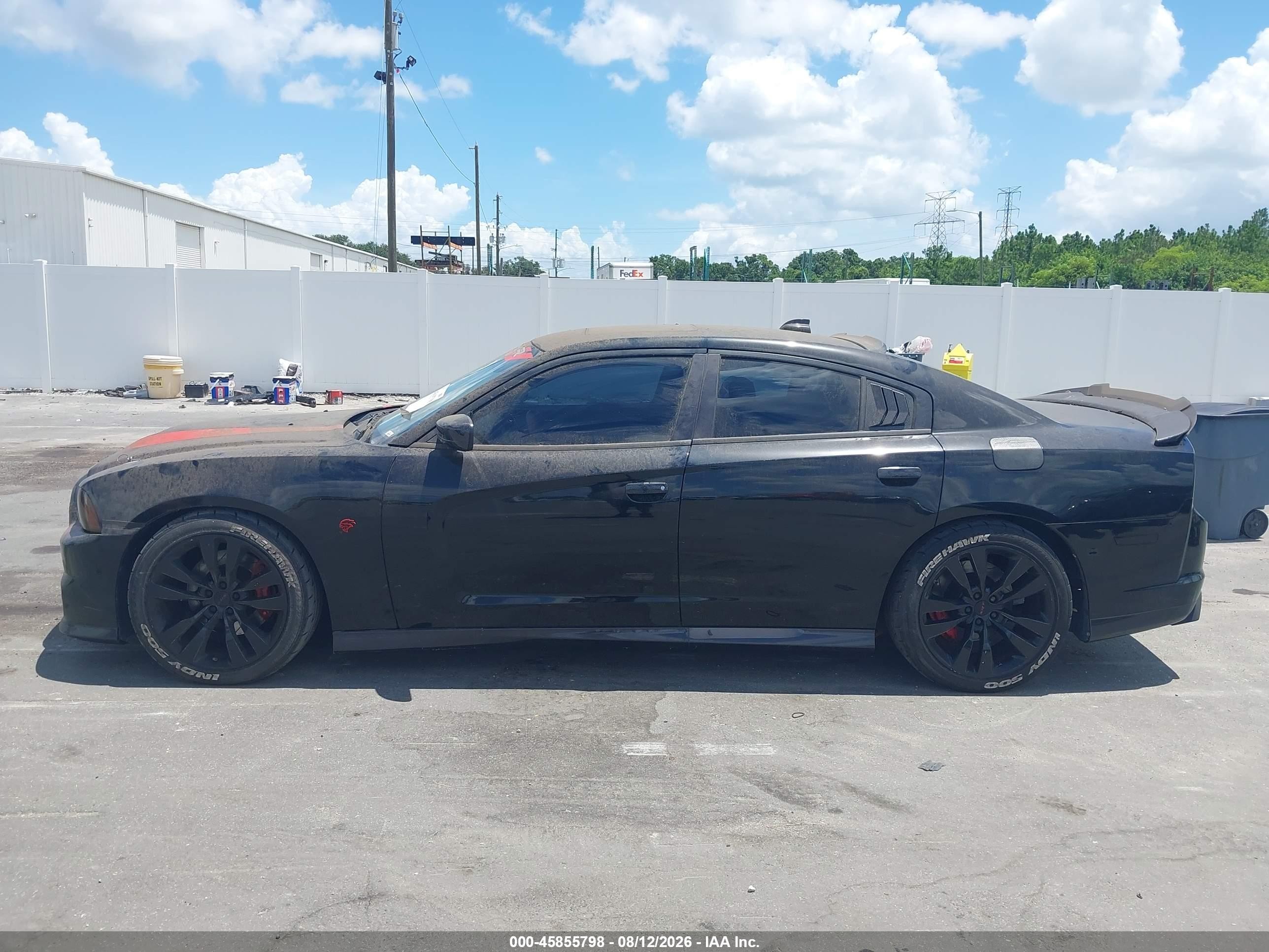 2012 Dodge Charger Srt8 Черный vin: 2C3CDXEJ0CH201879