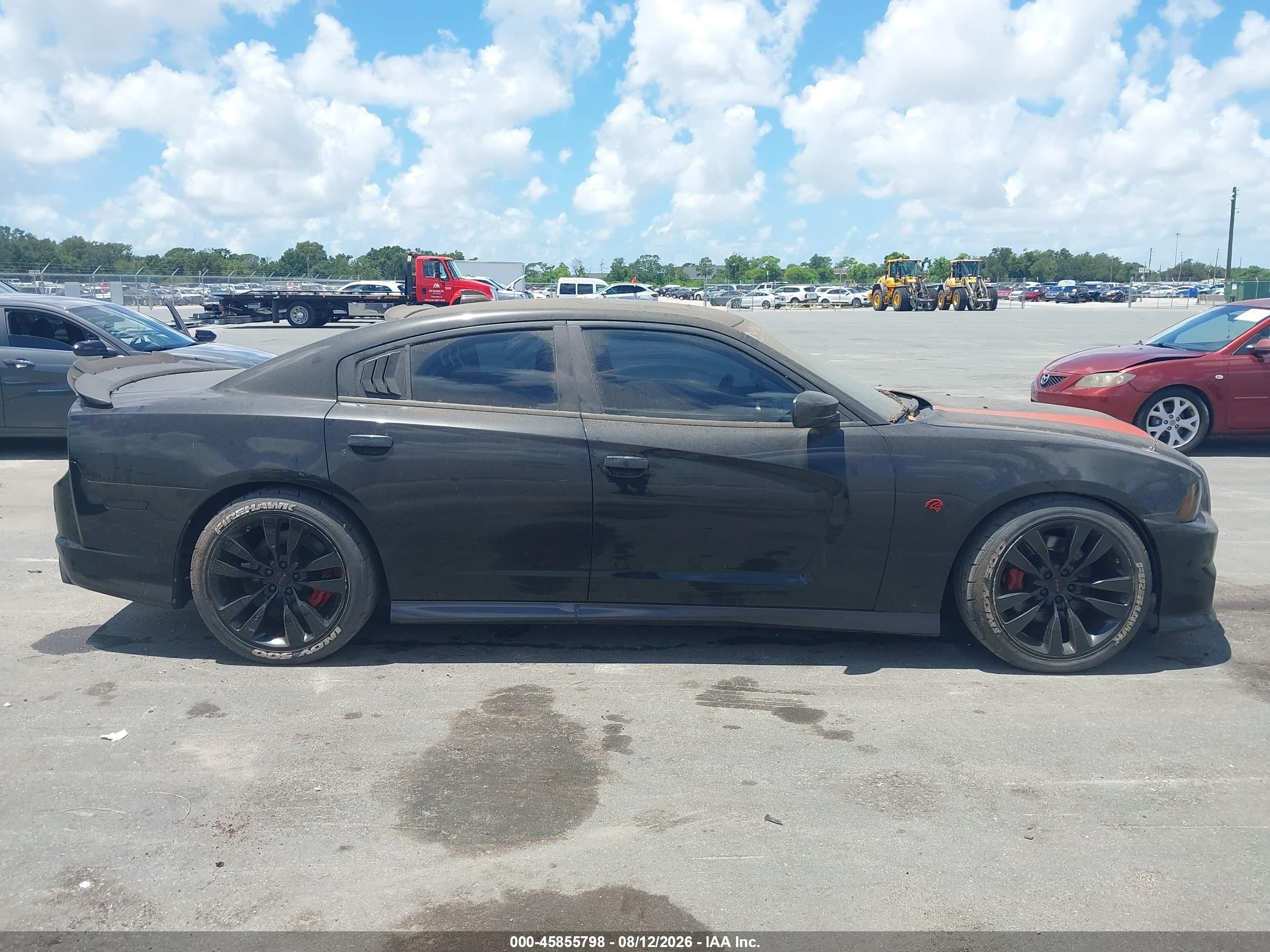 2012 Dodge Charger Srt8 Черный vin: 2C3CDXEJ0CH201879
