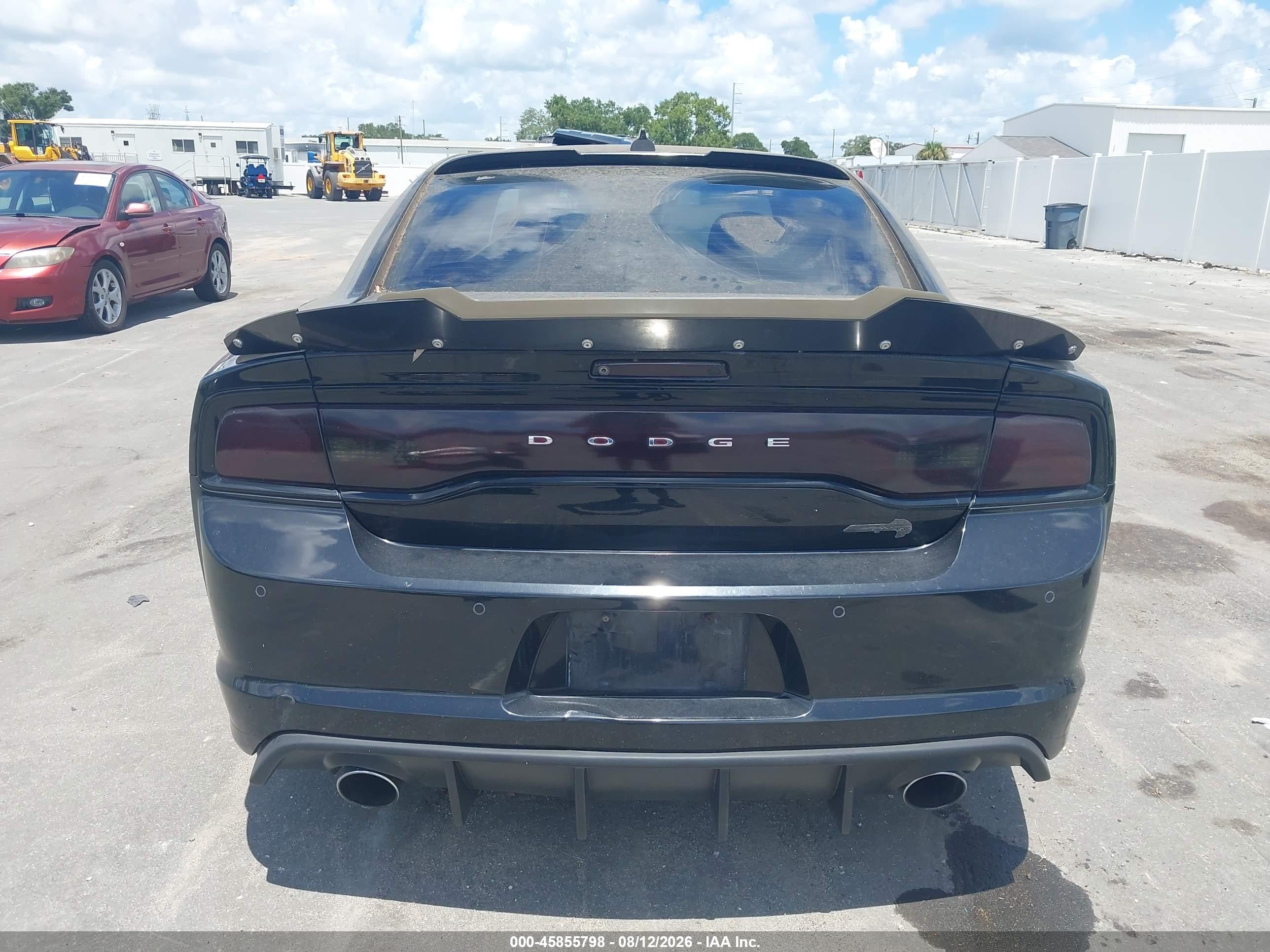 2012 Dodge Charger Srt8 Черный vin: 2C3CDXEJ0CH201879