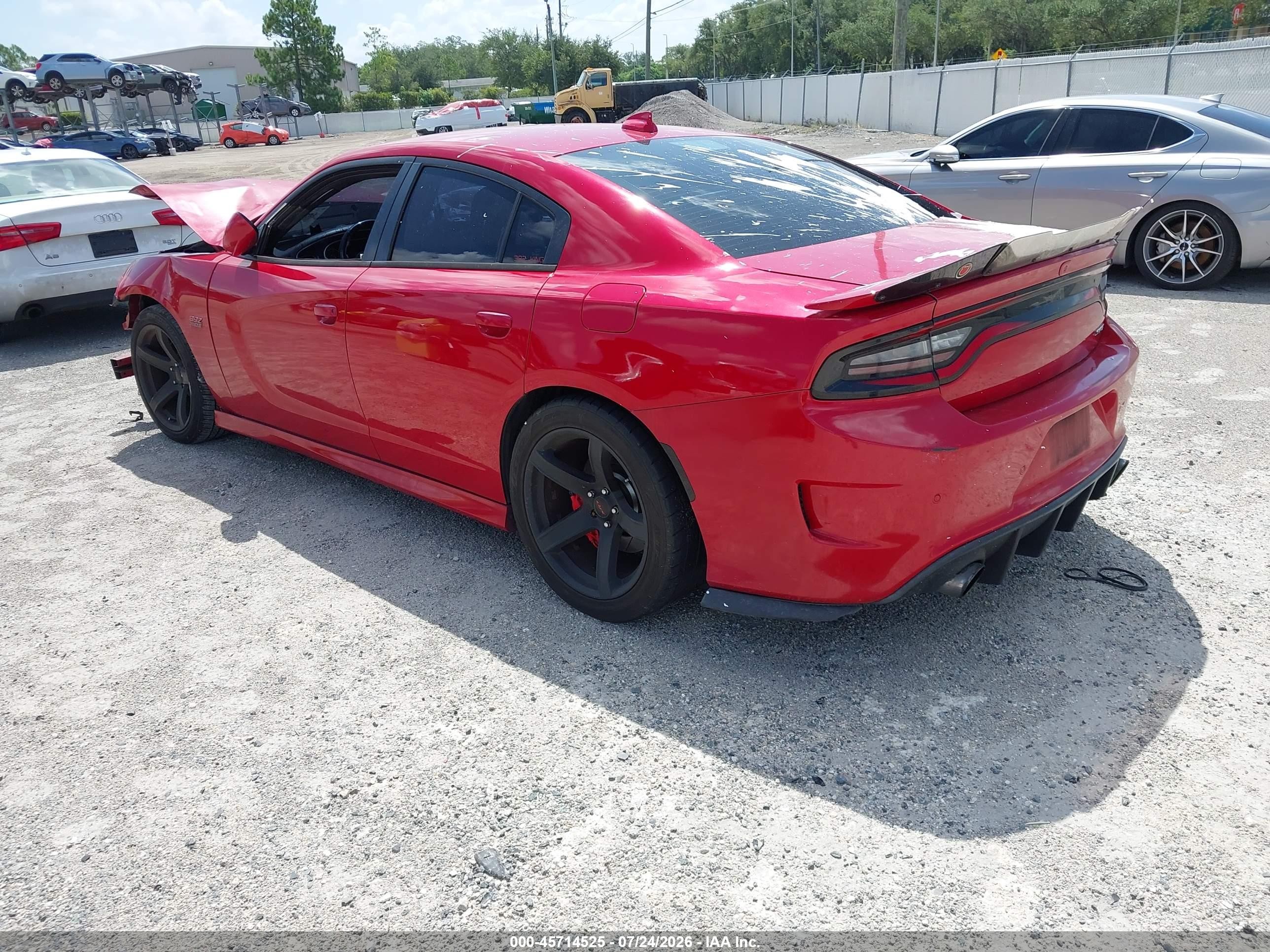 2015 Dodge Charger Srt 392 Red vin: 2C3CDXEJ0FH847184