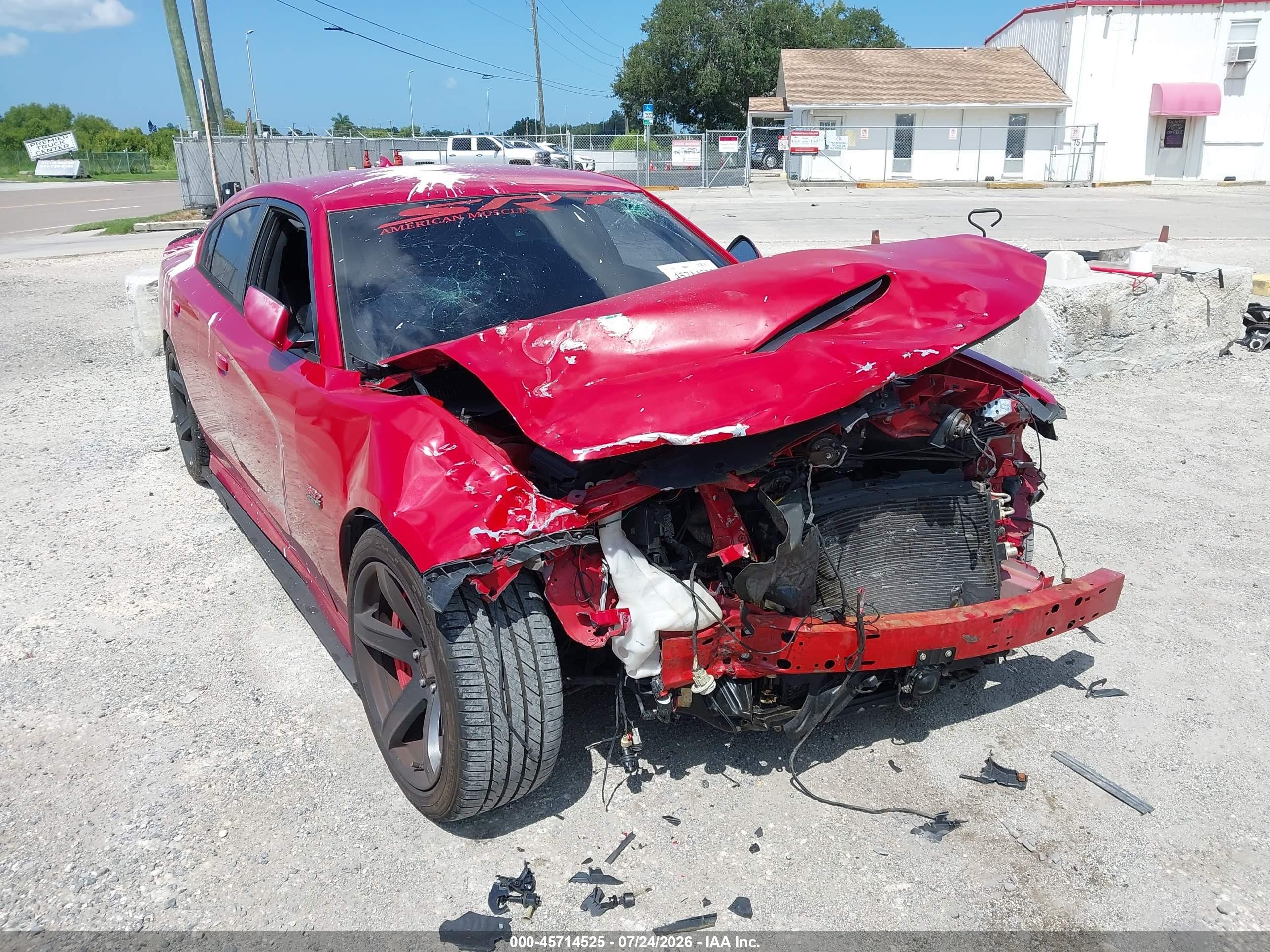 2015 Dodge Charger Srt 392 Red vin: 2C3CDXEJ0FH847184