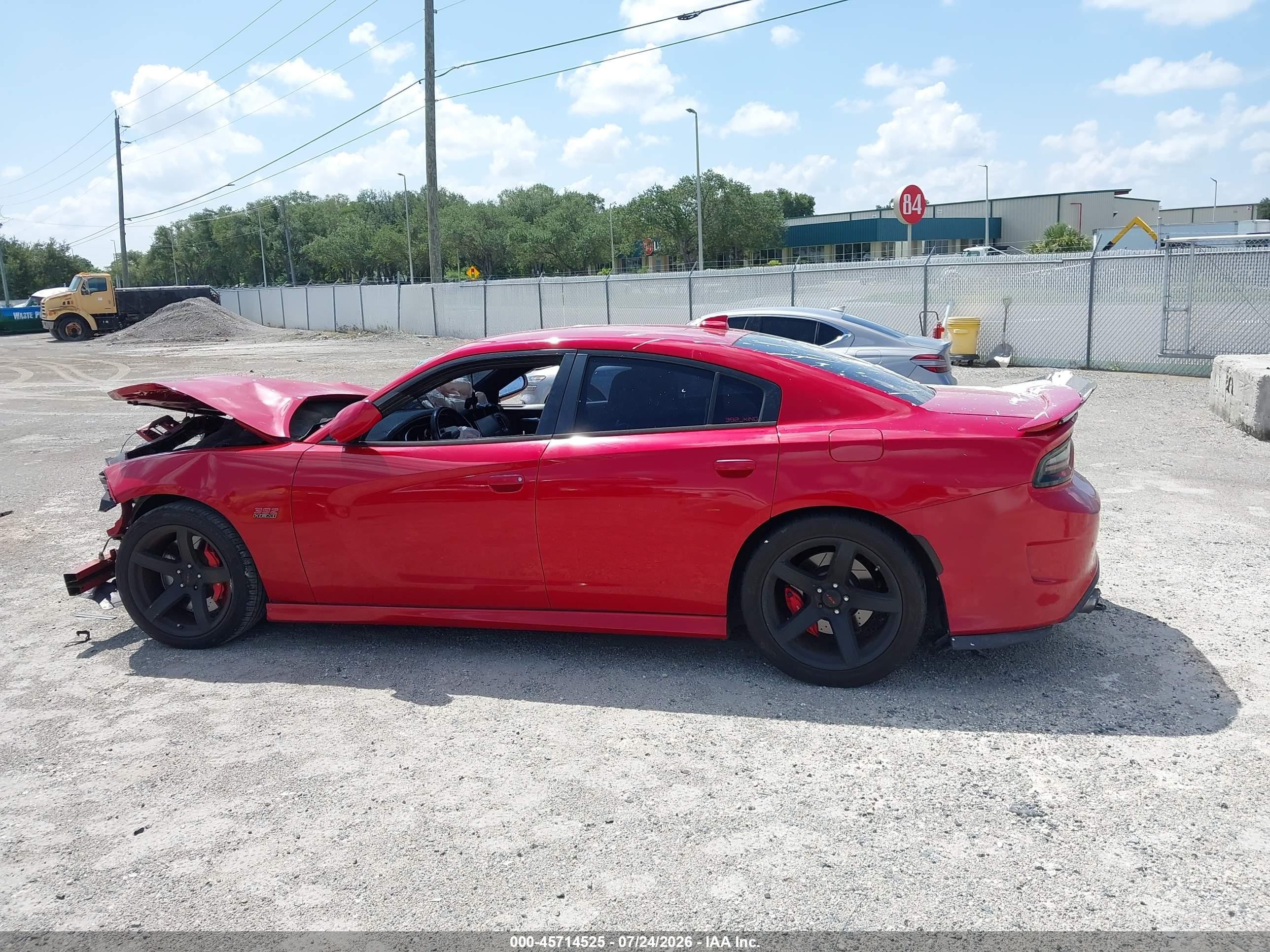 2015 Dodge Charger Srt 392 Red vin: 2C3CDXEJ0FH847184