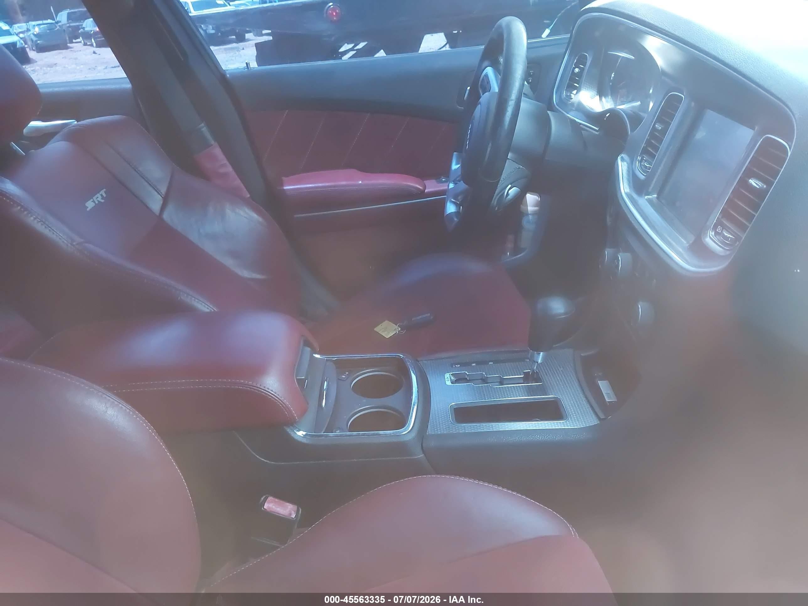 2013 Dodge Charger Srt8 Red vin: 2C3CDXEJ1DH586659