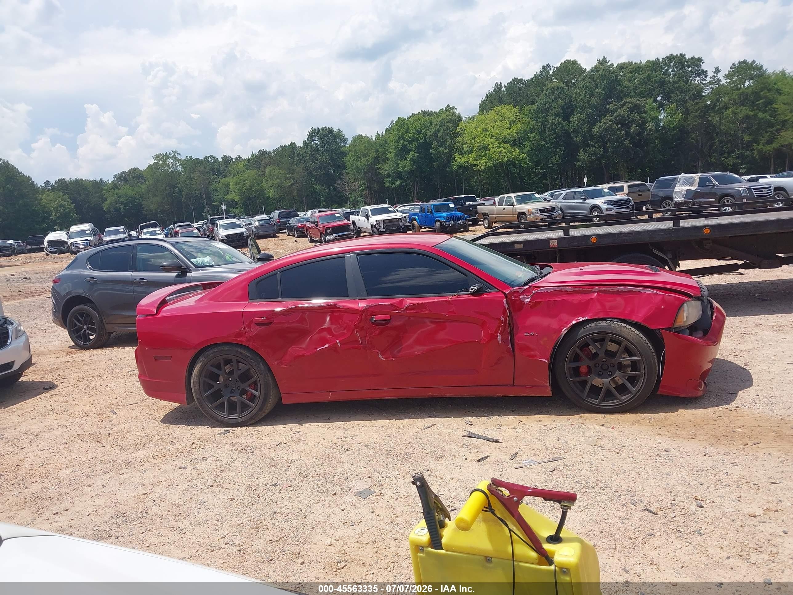 2013 Dodge Charger Srt8 Red vin: 2C3CDXEJ1DH586659