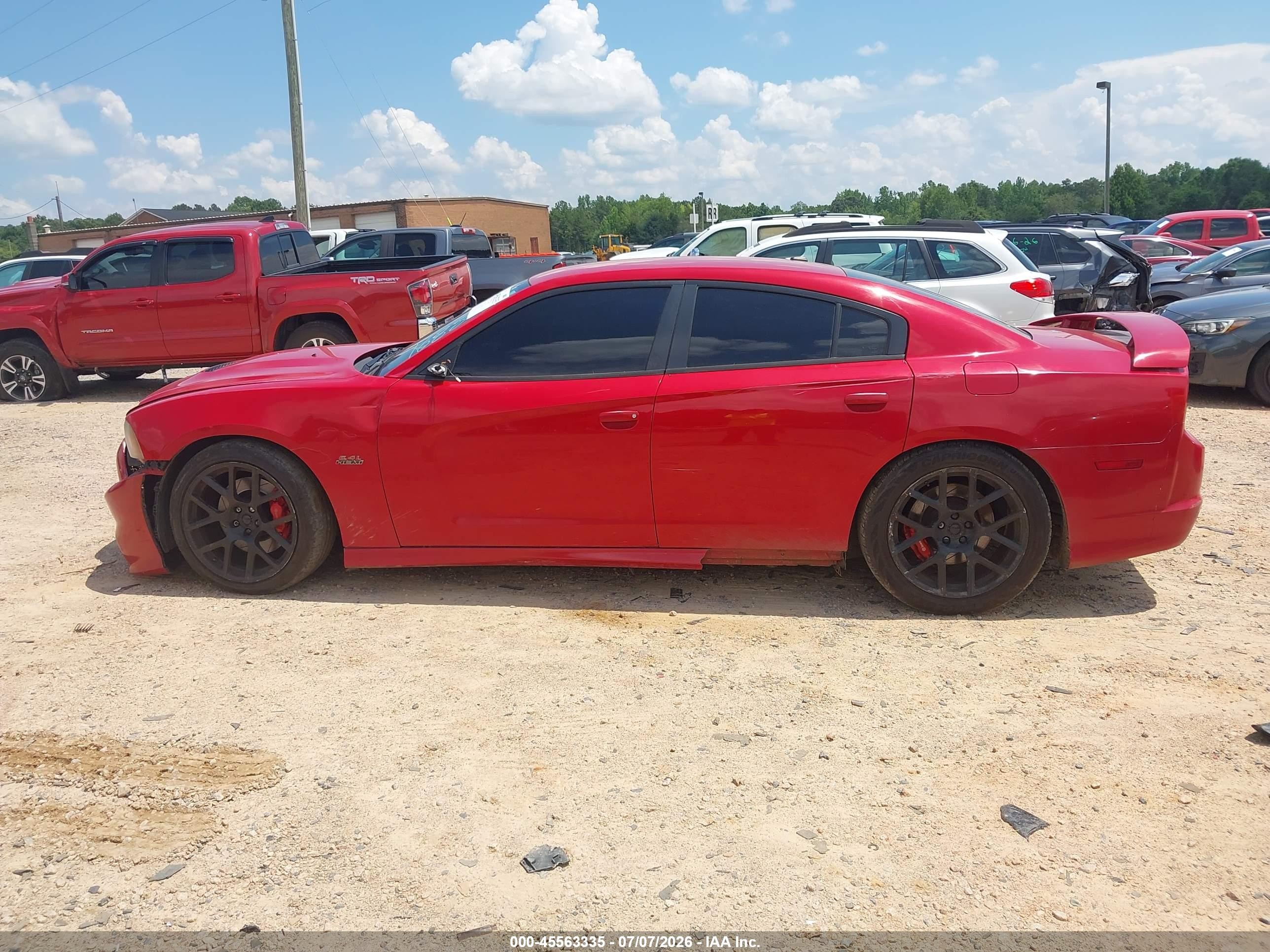 2013 Dodge Charger Srt8 Red vin: 2C3CDXEJ1DH586659