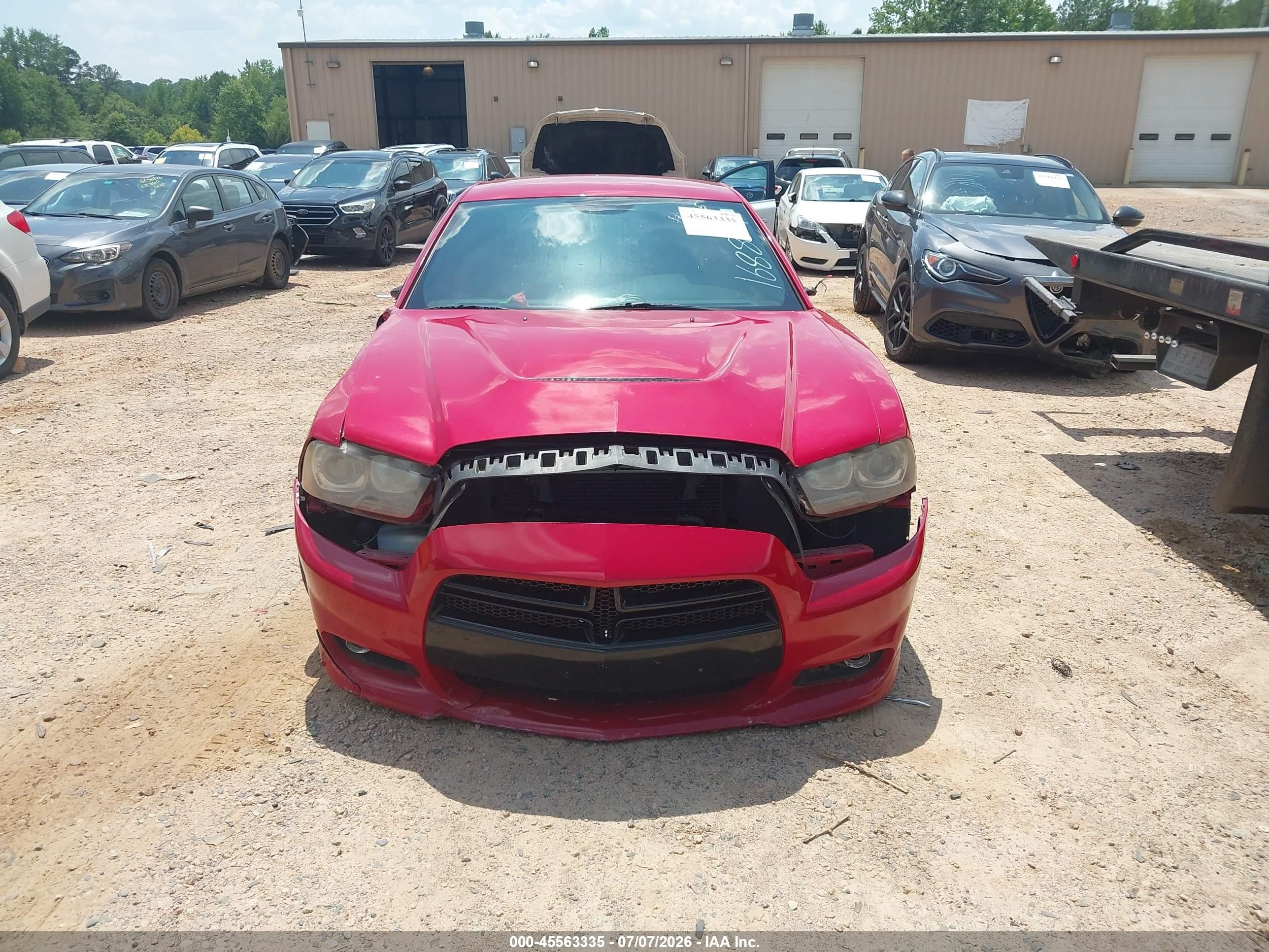 2013 Dodge Charger Srt8 Red vin: 2C3CDXEJ1DH586659