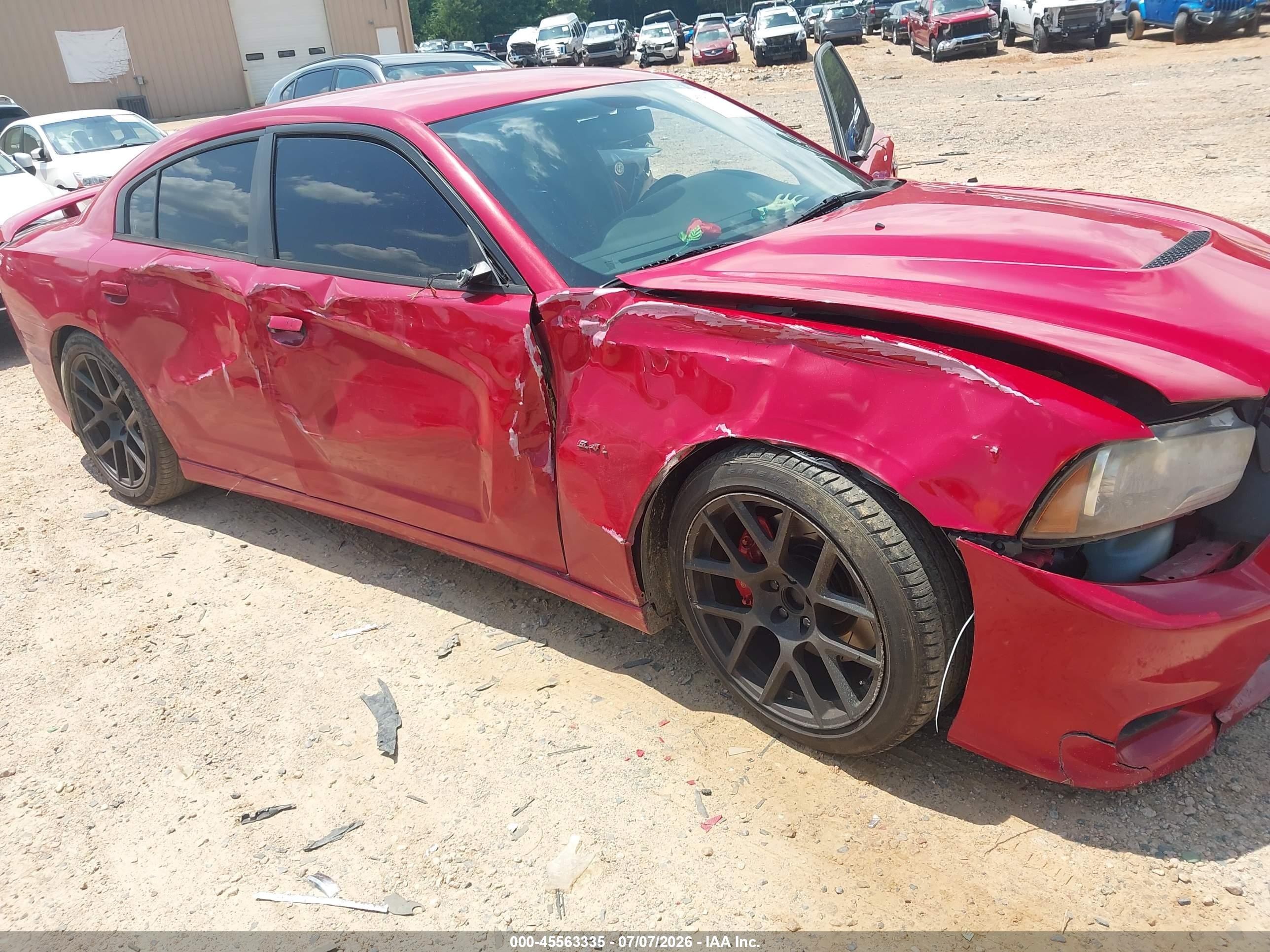 2013 Dodge Charger Srt8 Red vin: 2C3CDXEJ1DH586659