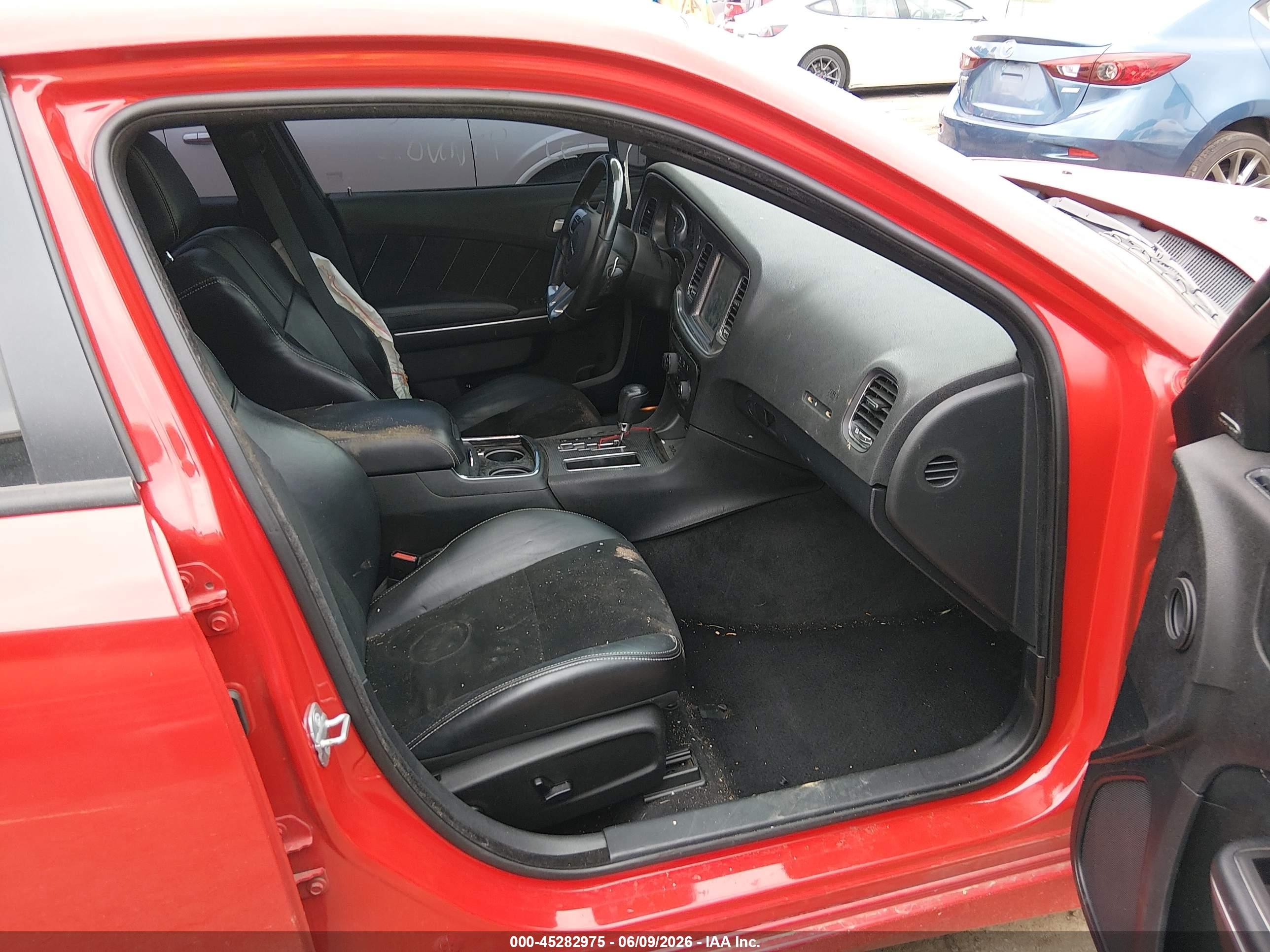 2014 Dodge Charger Srt8 Red vin: 2C3CDXEJ1EH250477