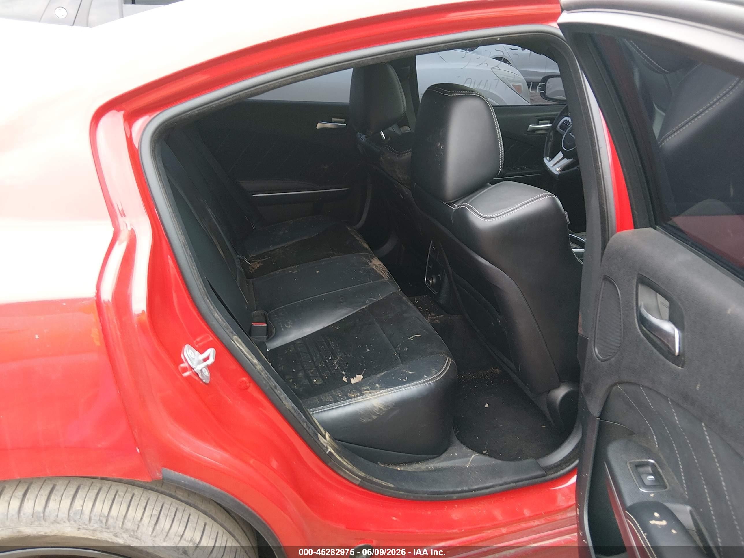 2014 Dodge Charger Srt8 Red vin: 2C3CDXEJ1EH250477