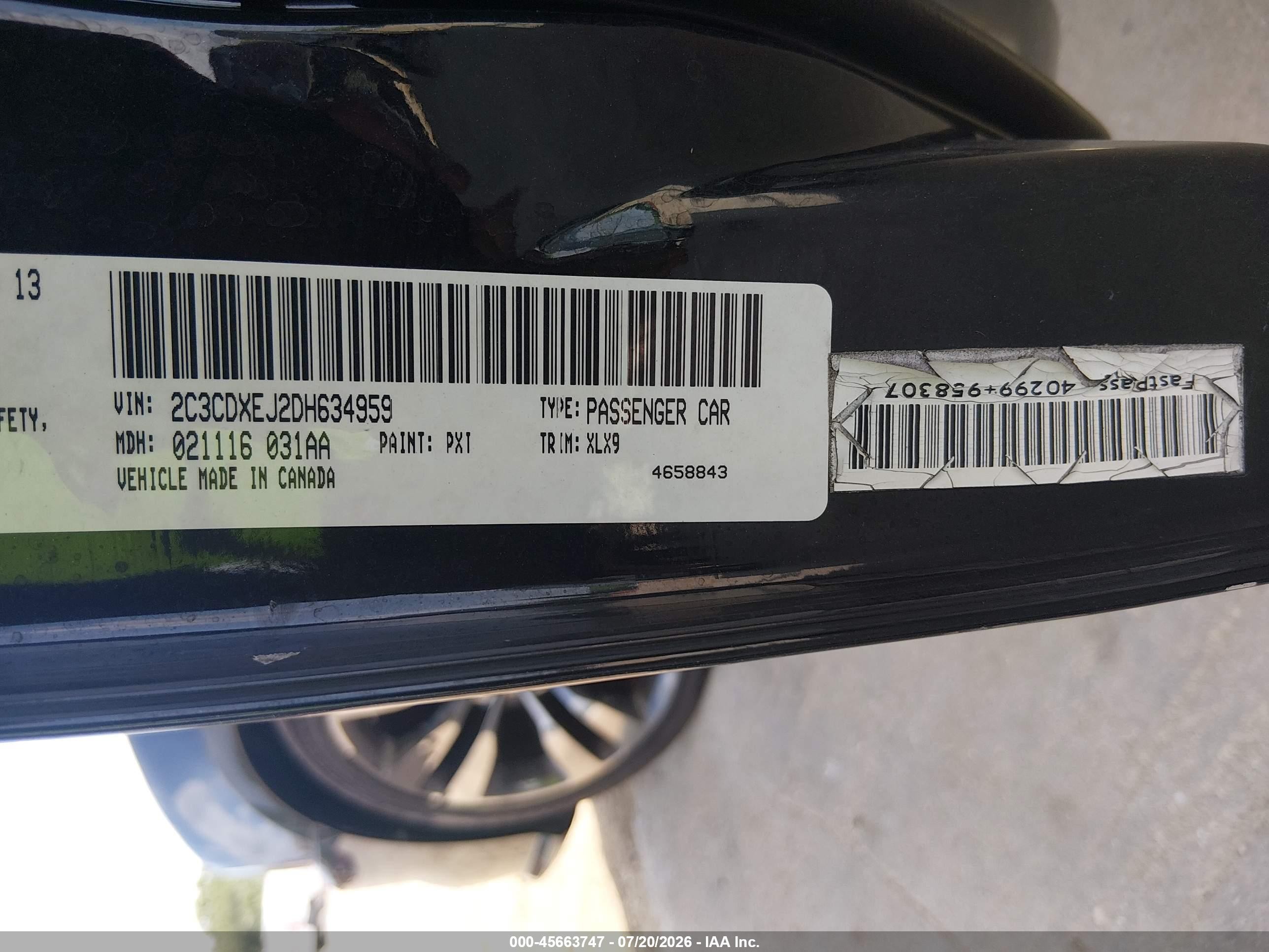 2013 Dodge Charger Srt8 Black vin: 2C3CDXEJ2DH634959