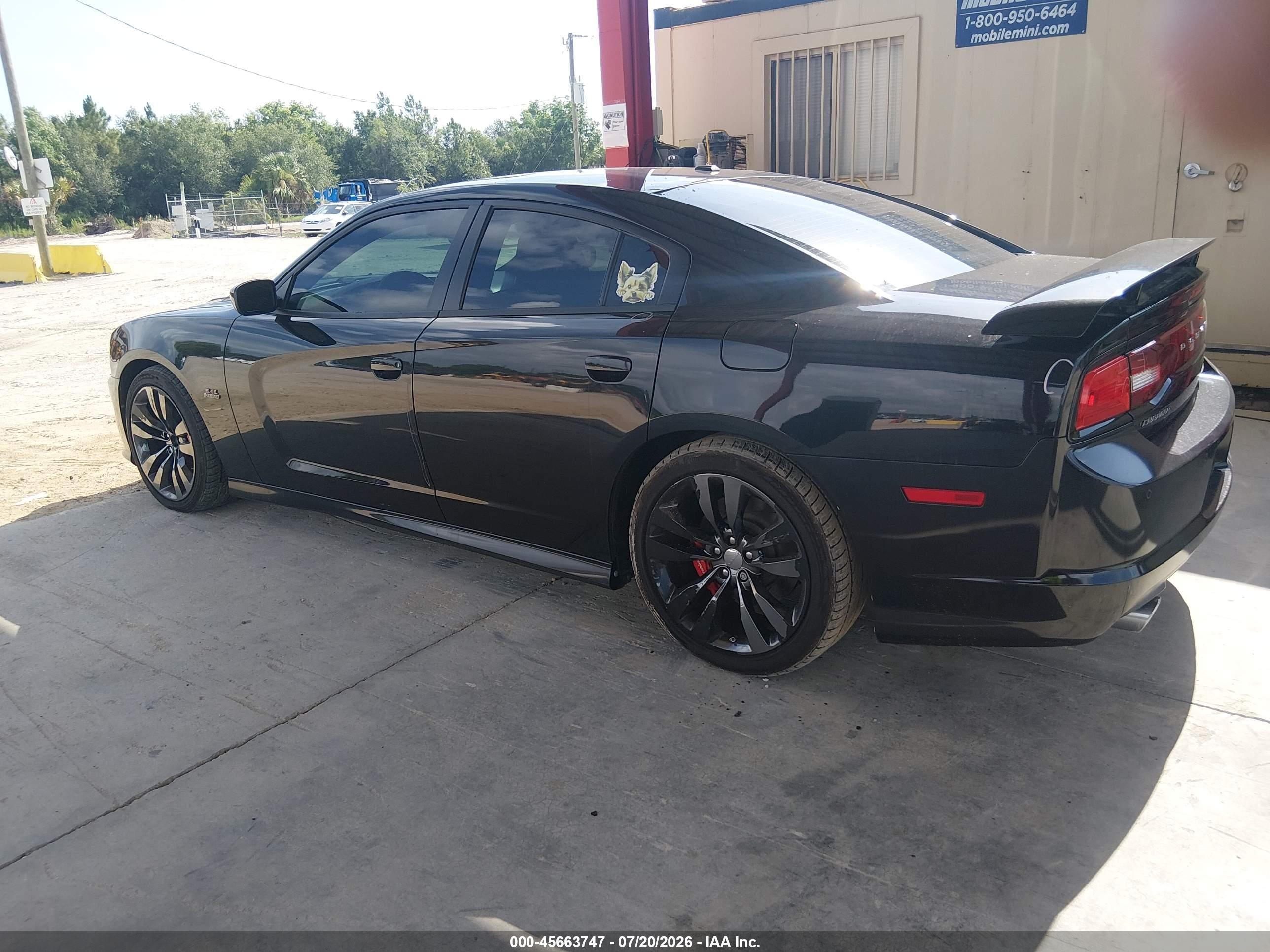 2013 Dodge Charger Srt8 Black vin: 2C3CDXEJ2DH634959
