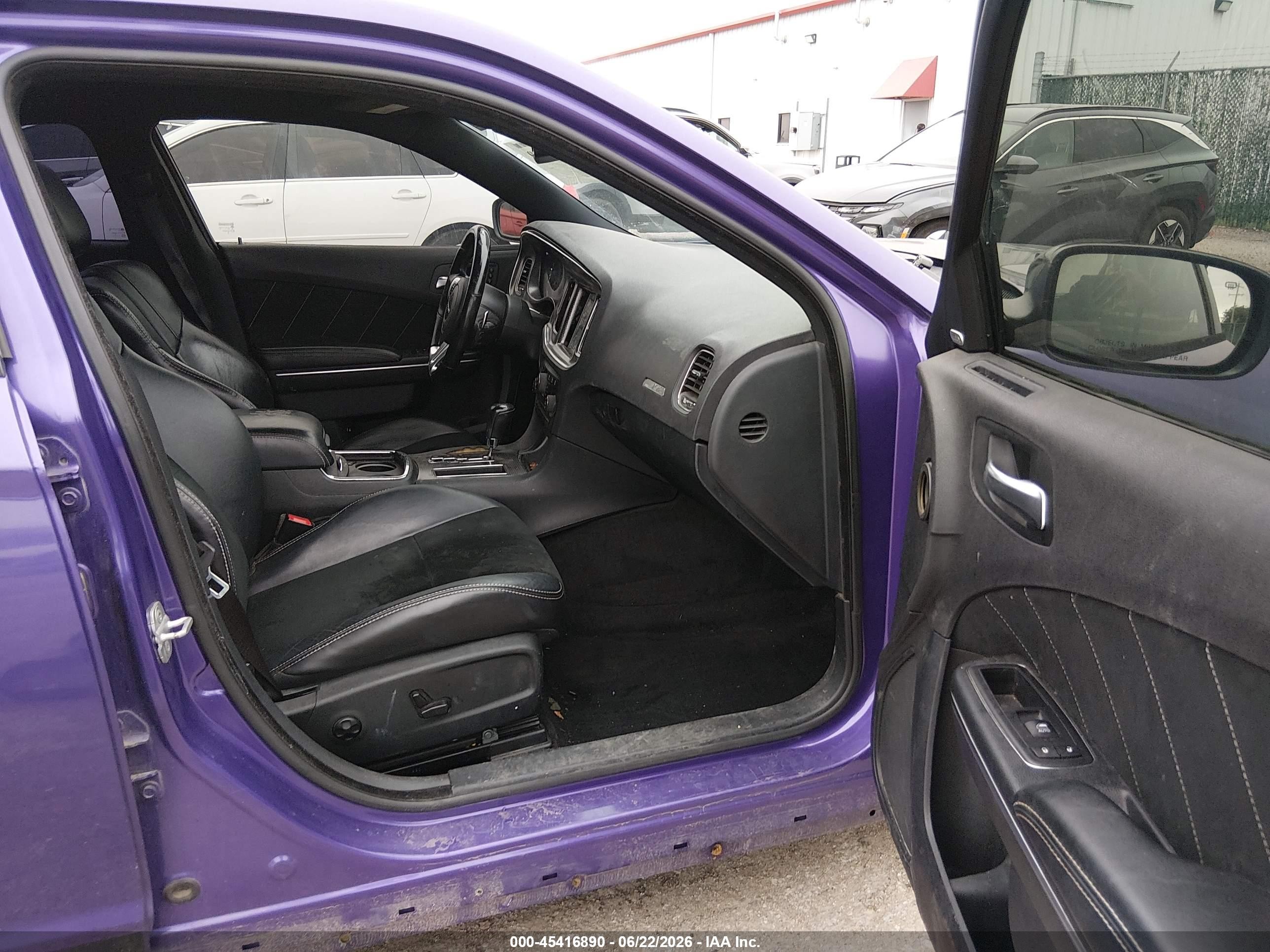 2013 Dodge Charger Srt8 Purple vin: 2C3CDXEJ2DH740845