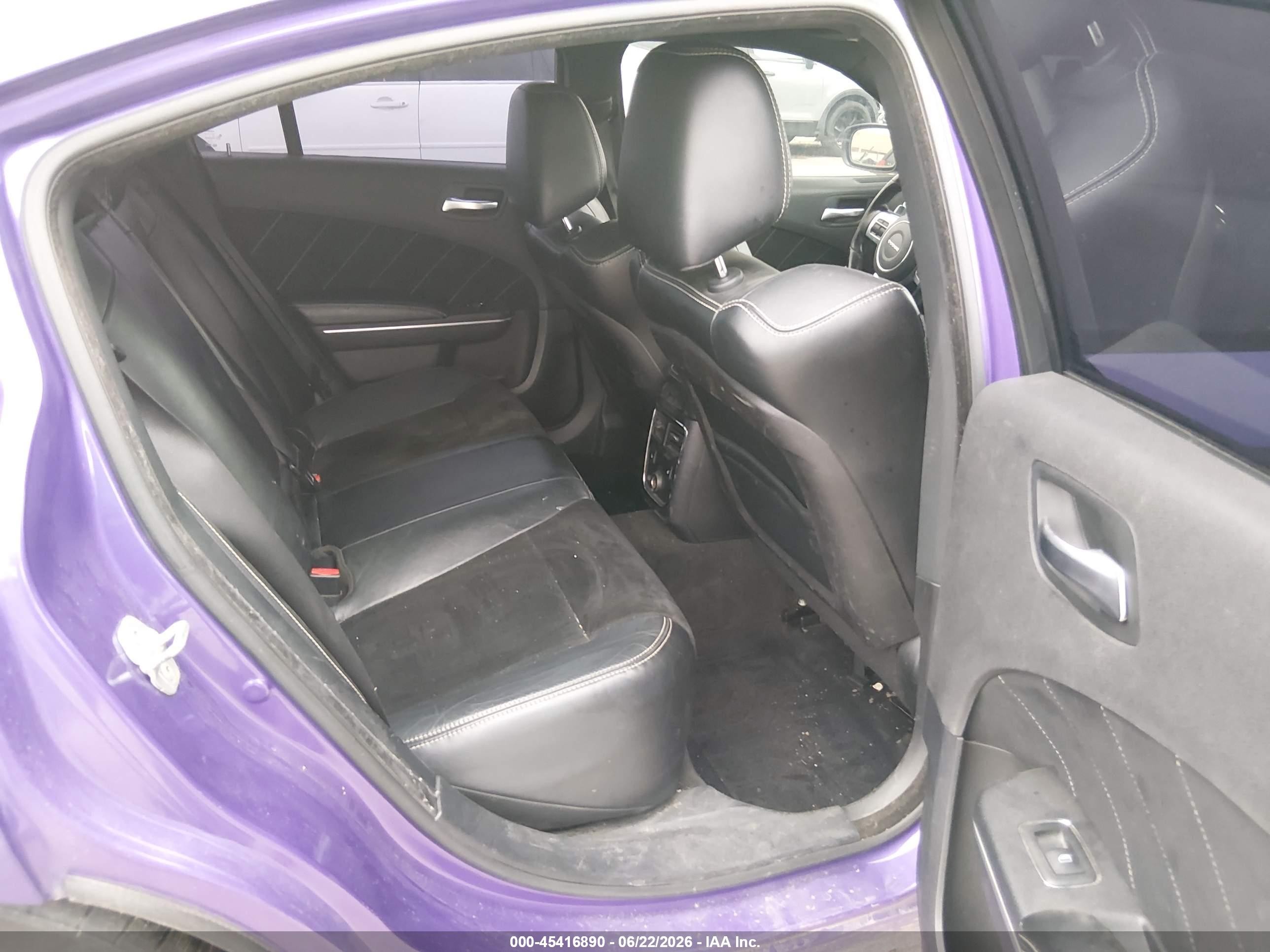 2013 Dodge Charger Srt8 Purple vin: 2C3CDXEJ2DH740845