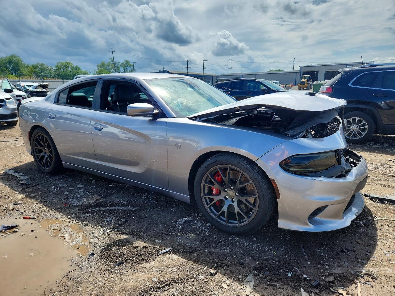 2015 Dodge Charger Srt 392 Silver vin: 2C3CDXEJ2FH905490