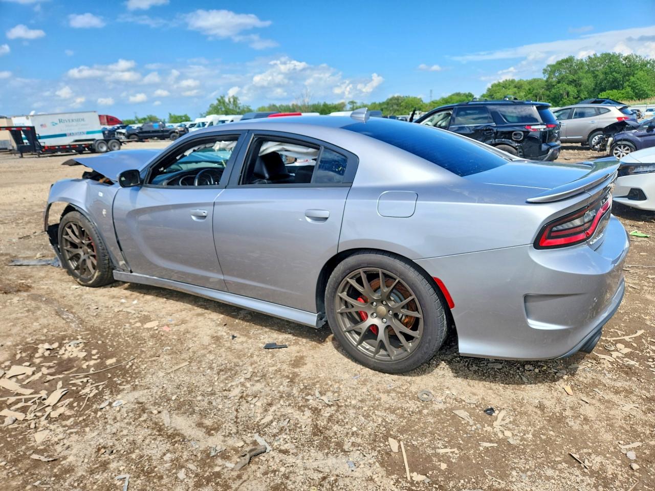 2015 Dodge Charger Srt 392 Silver vin: 2C3CDXEJ2FH905490
