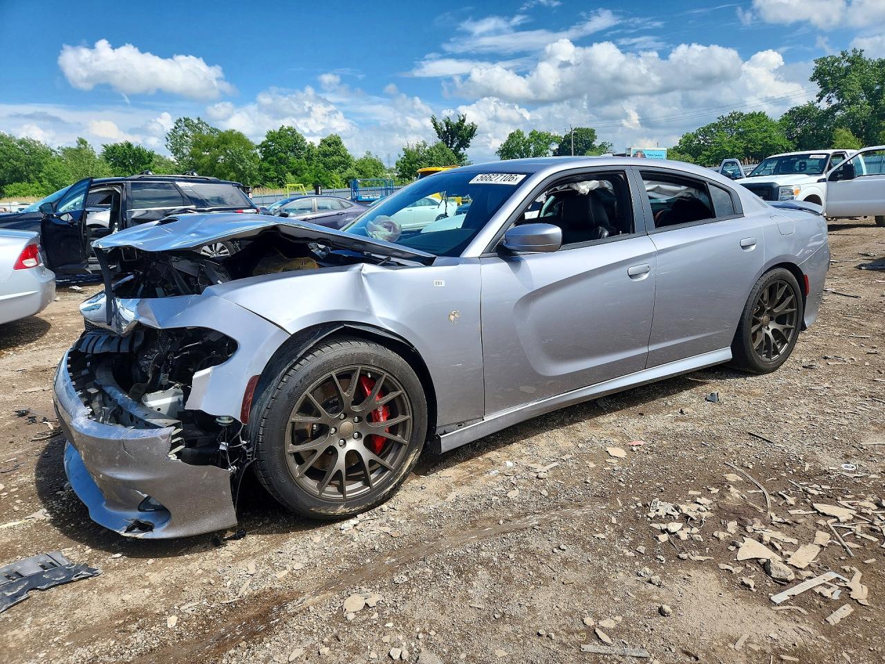 2015 Dodge Charger Srt 392 Silver vin: 2C3CDXEJ2FH905490