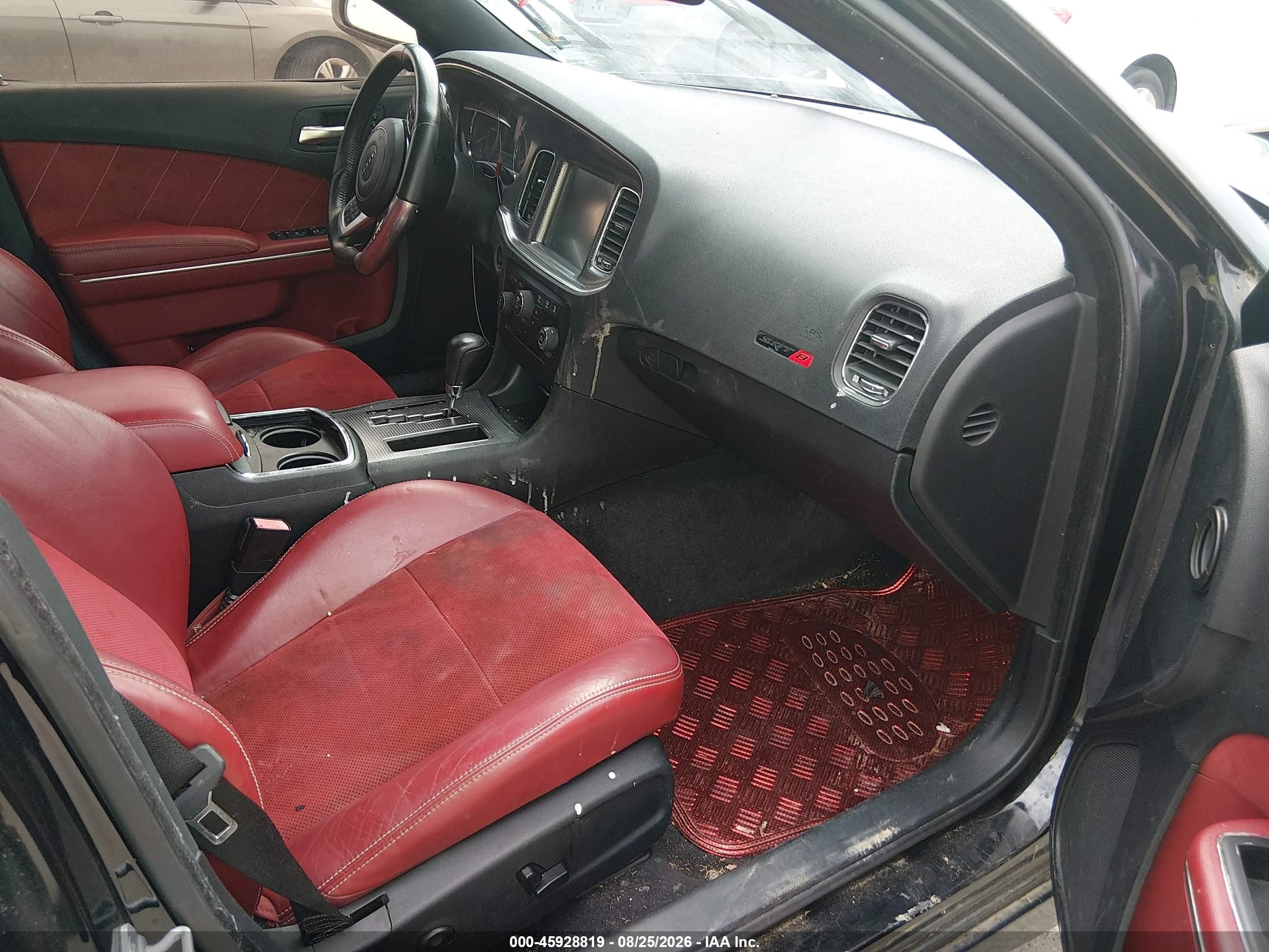 2012 Dodge Charger Srt8 Черный vin: 2C3CDXEJ3CH228476