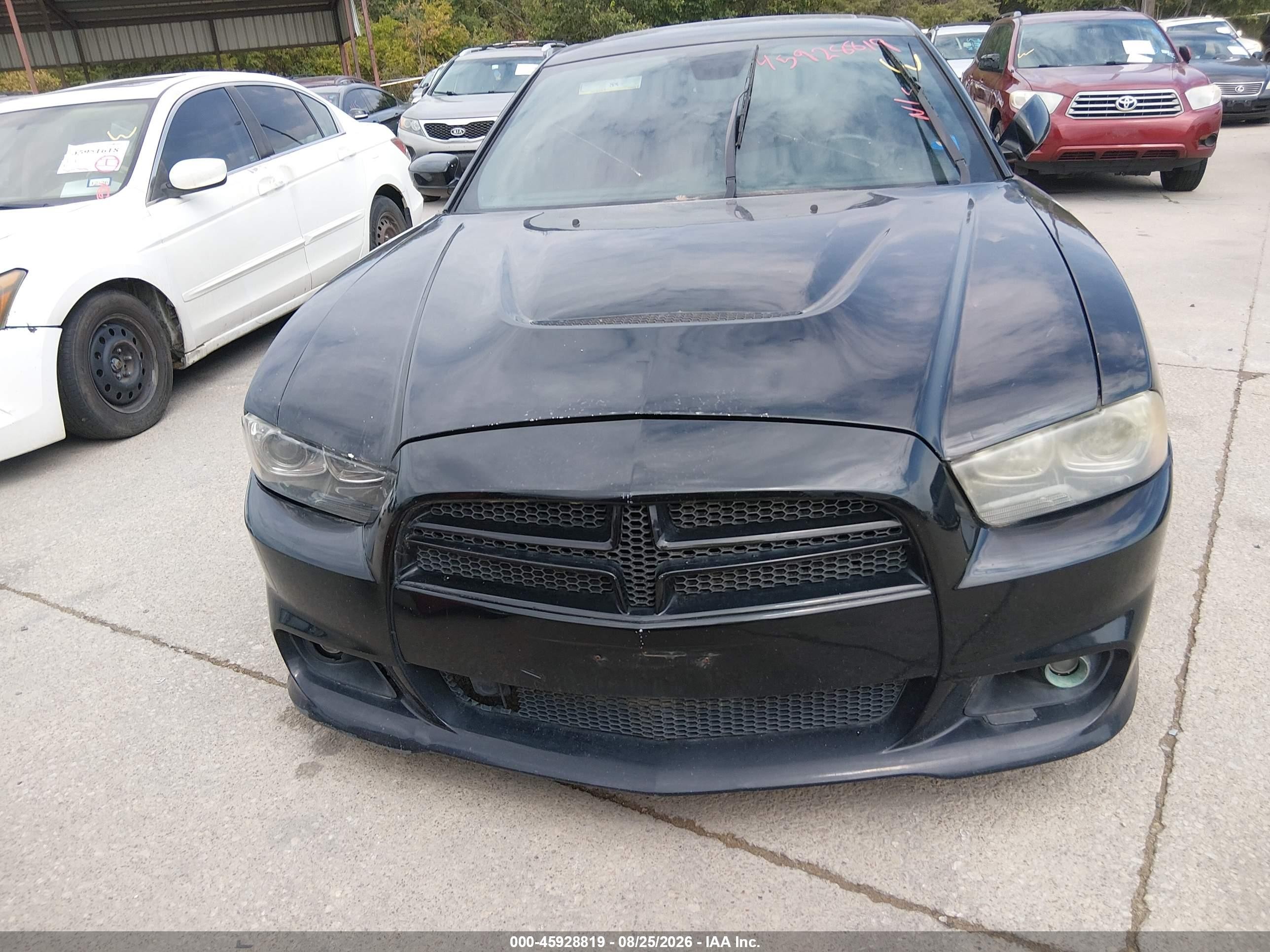 2012 Dodge Charger Srt8 Черный vin: 2C3CDXEJ3CH228476