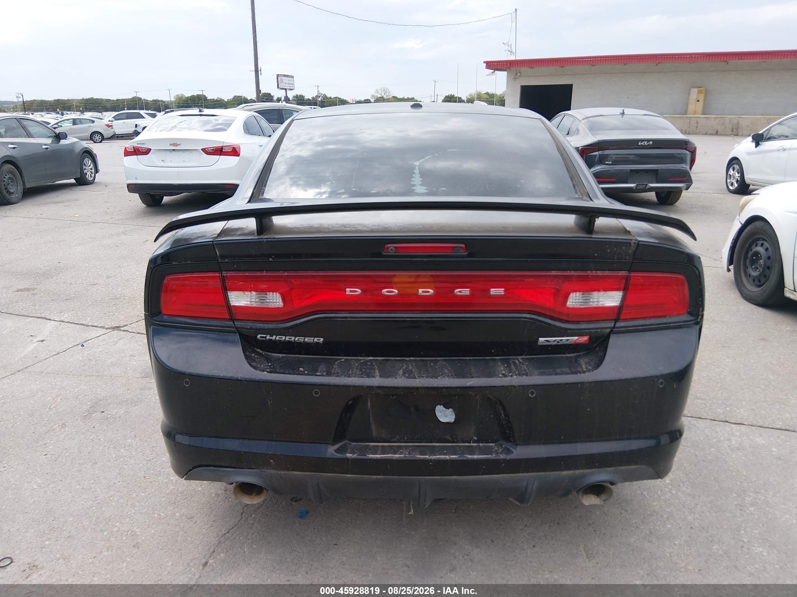 2012 Dodge Charger Srt8 Черный vin: 2C3CDXEJ3CH228476