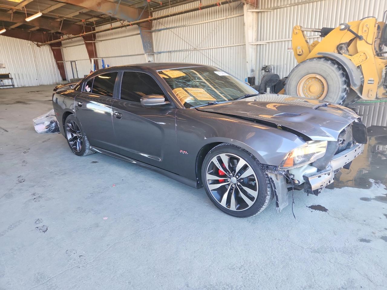 2013 Dodge Charger Srt-8 Серый vin: 2C3CDXEJ4DH604538