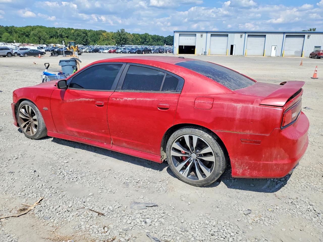 2013 Dodge Charger Srt-8 Red vin: 2C3CDXEJ6DH548215
