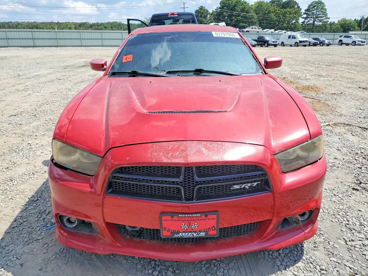 2013 Dodge Charger Srt-8 Red vin: 2C3CDXEJ6DH548215