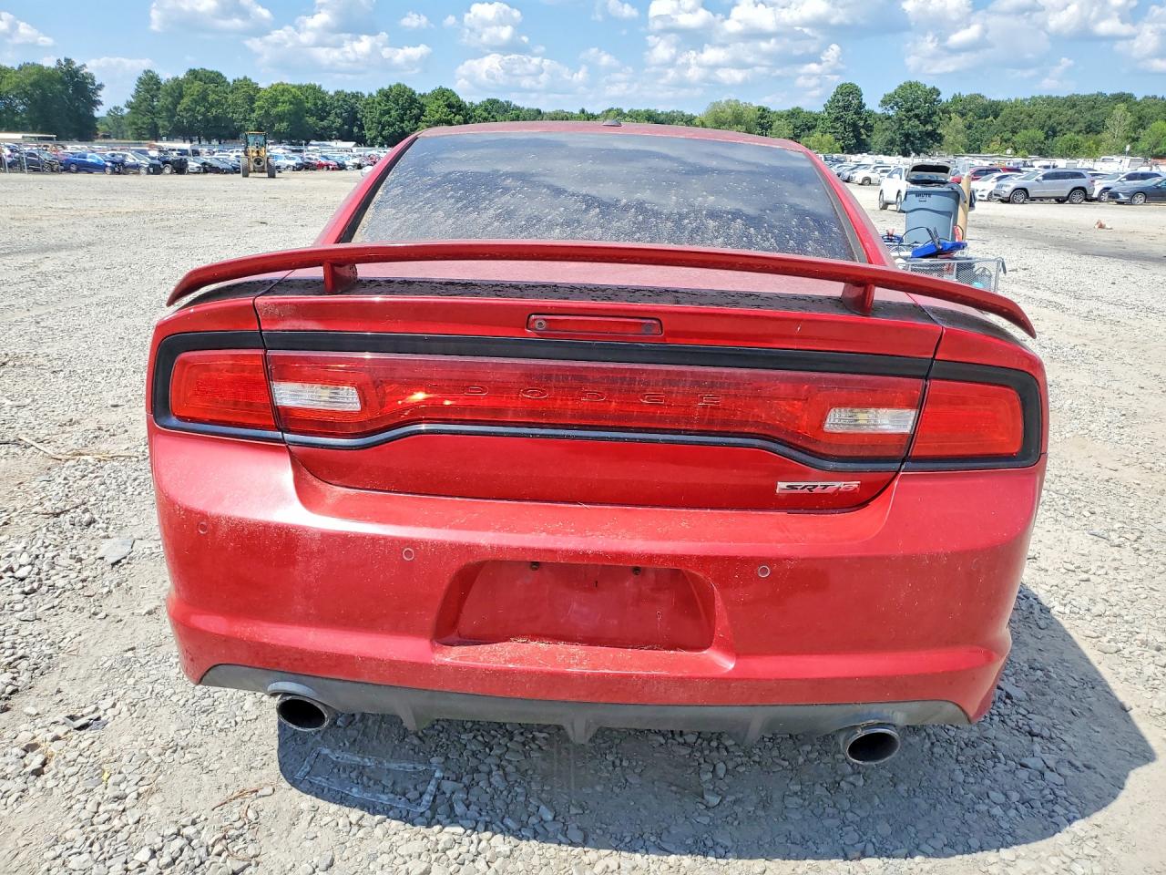 2013 Dodge Charger Srt-8 Red vin: 2C3CDXEJ6DH548215