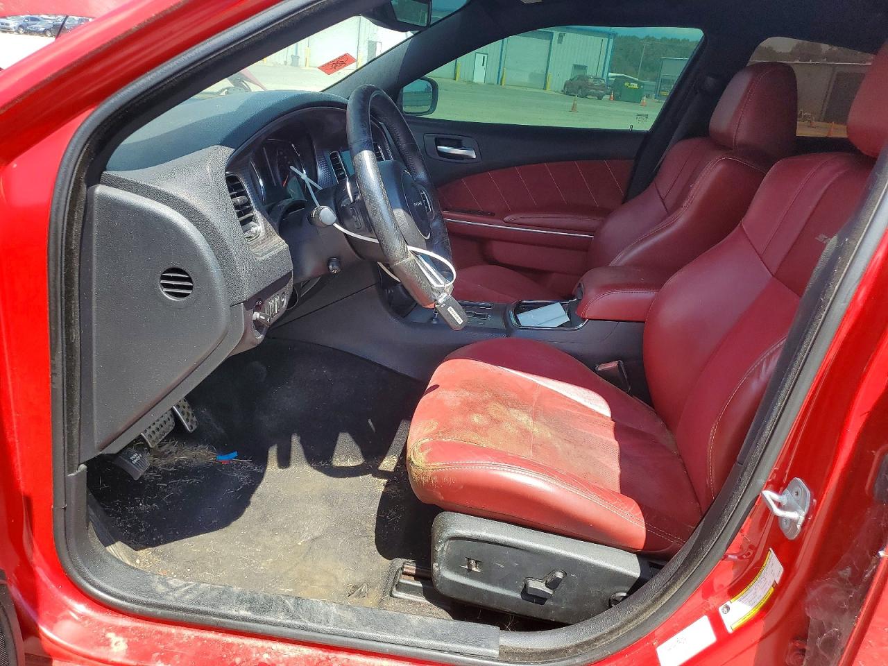 2013 Dodge Charger Srt-8 Red vin: 2C3CDXEJ6DH548215