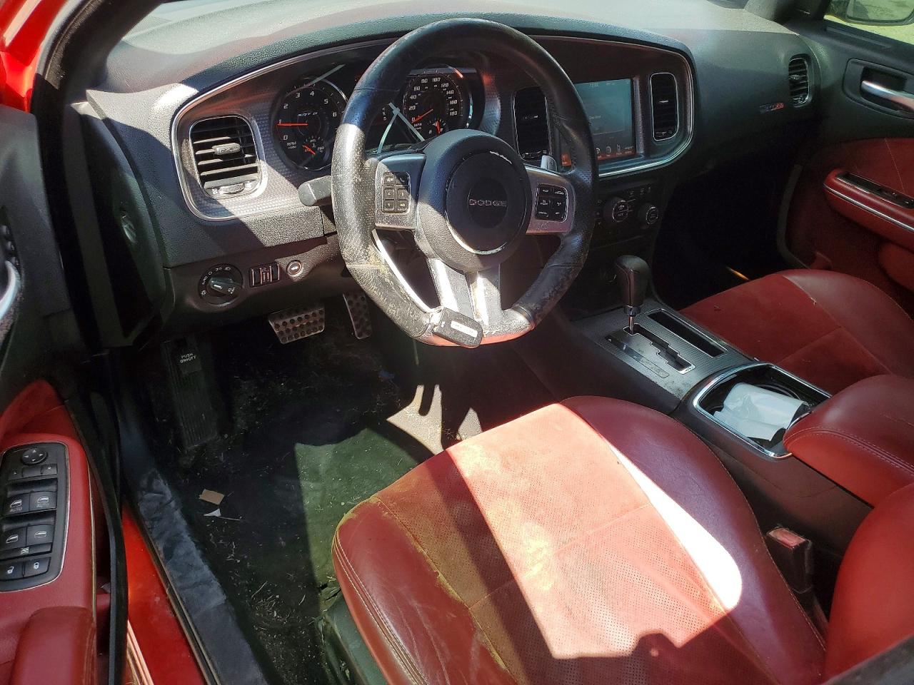 2013 Dodge Charger Srt-8 Red vin: 2C3CDXEJ6DH548215