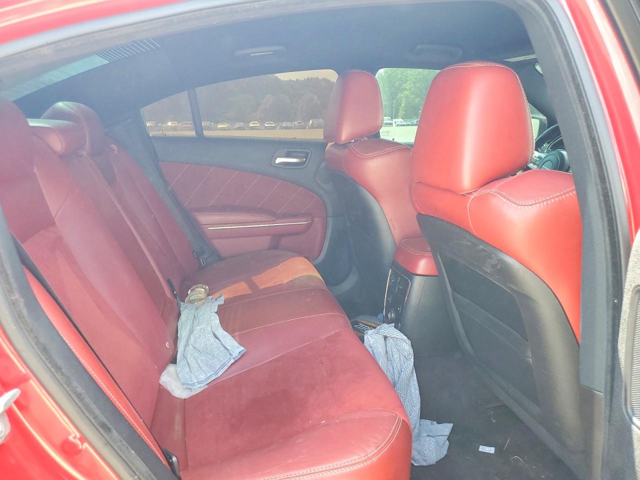 2013 Dodge Charger Srt-8 Red vin: 2C3CDXEJ6DH548215
