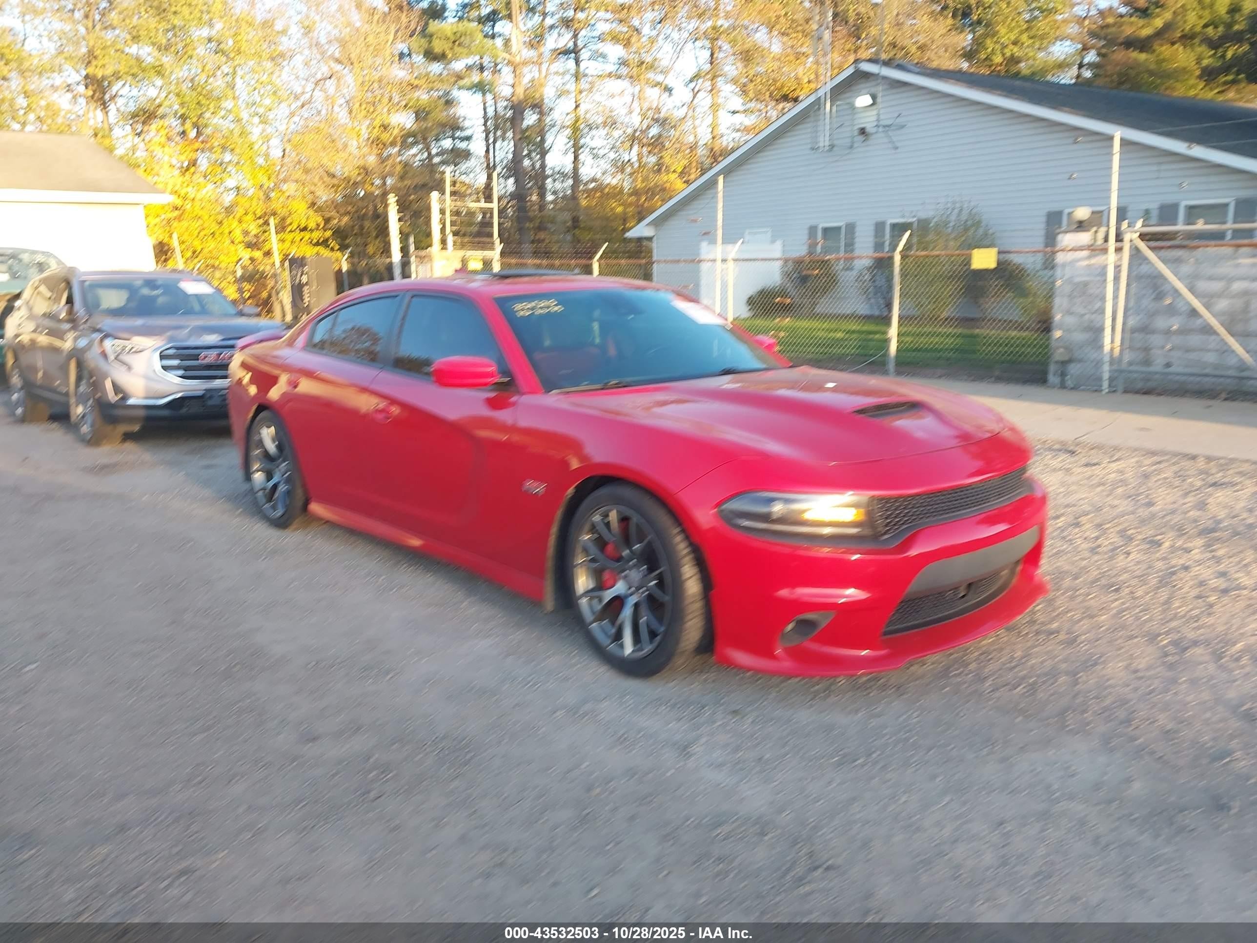 2015 Dodge Charger Srt 392 Red vin: 2C3CDXEJ6FH846458