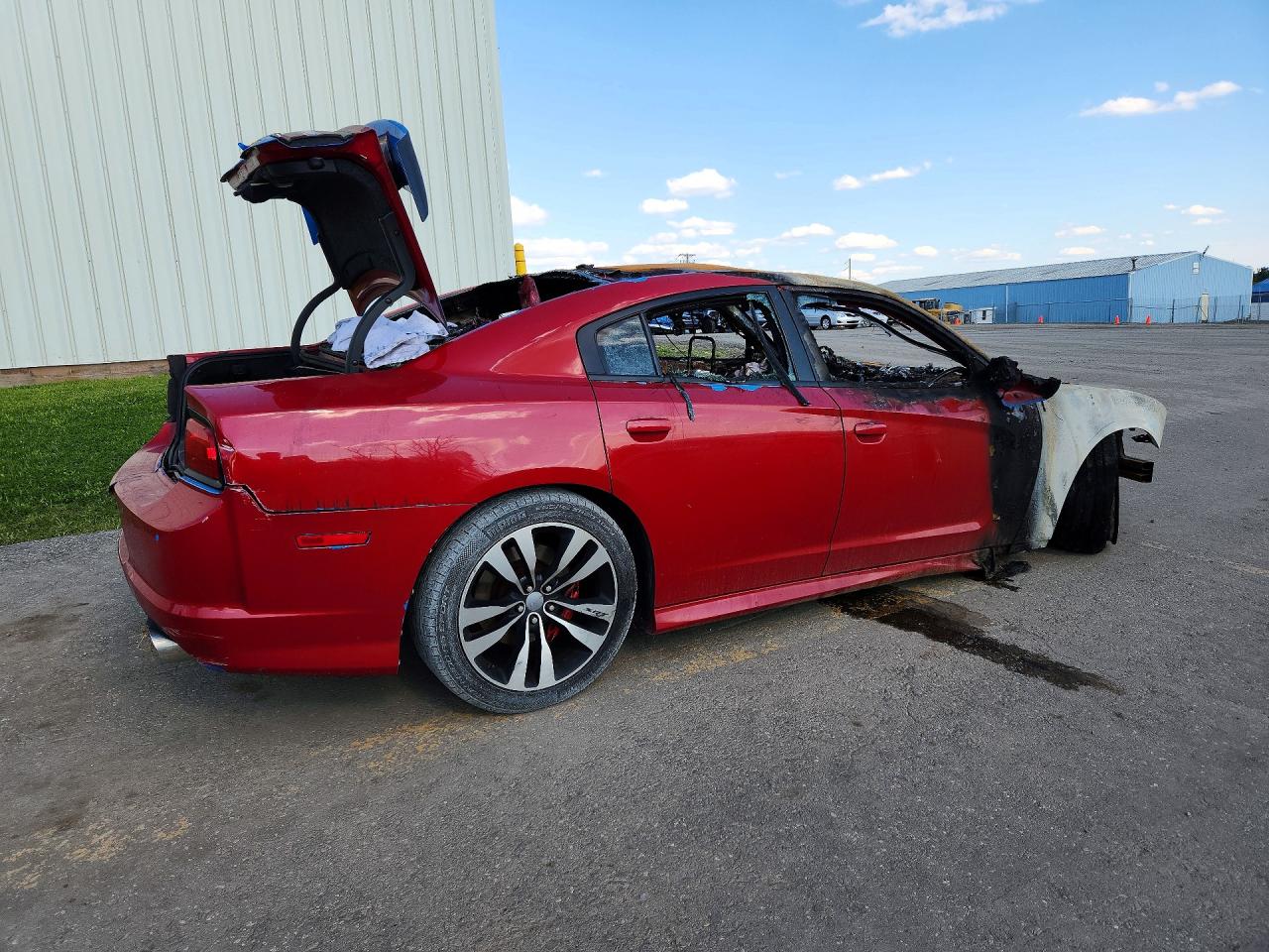 2012 Dodge Charger Srt-8 Red vin: 2C3CDXEJ8CH174995