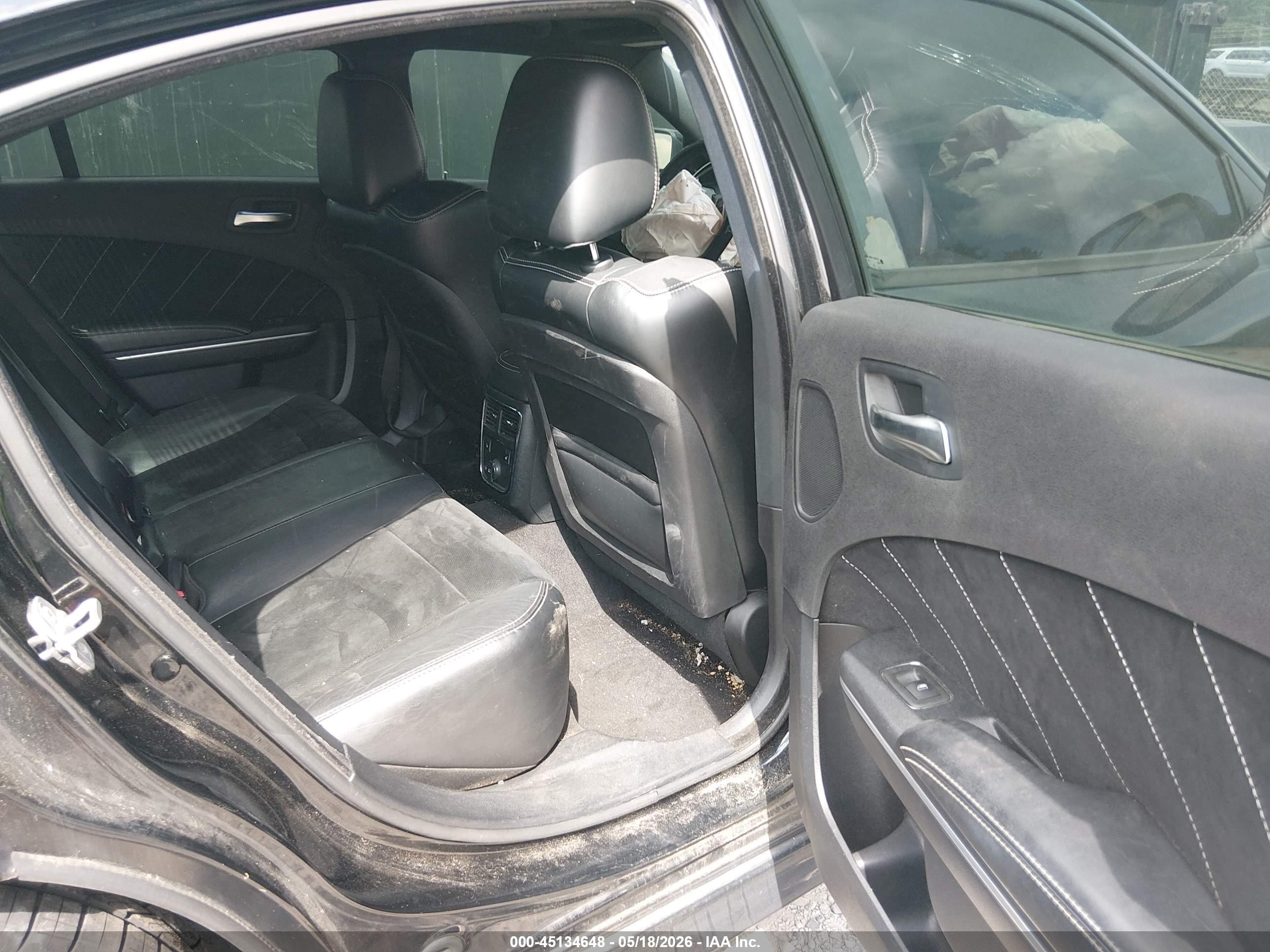 2013 Dodge Charger Srt8 Black vin: 2C3CDXEJ9DH534857