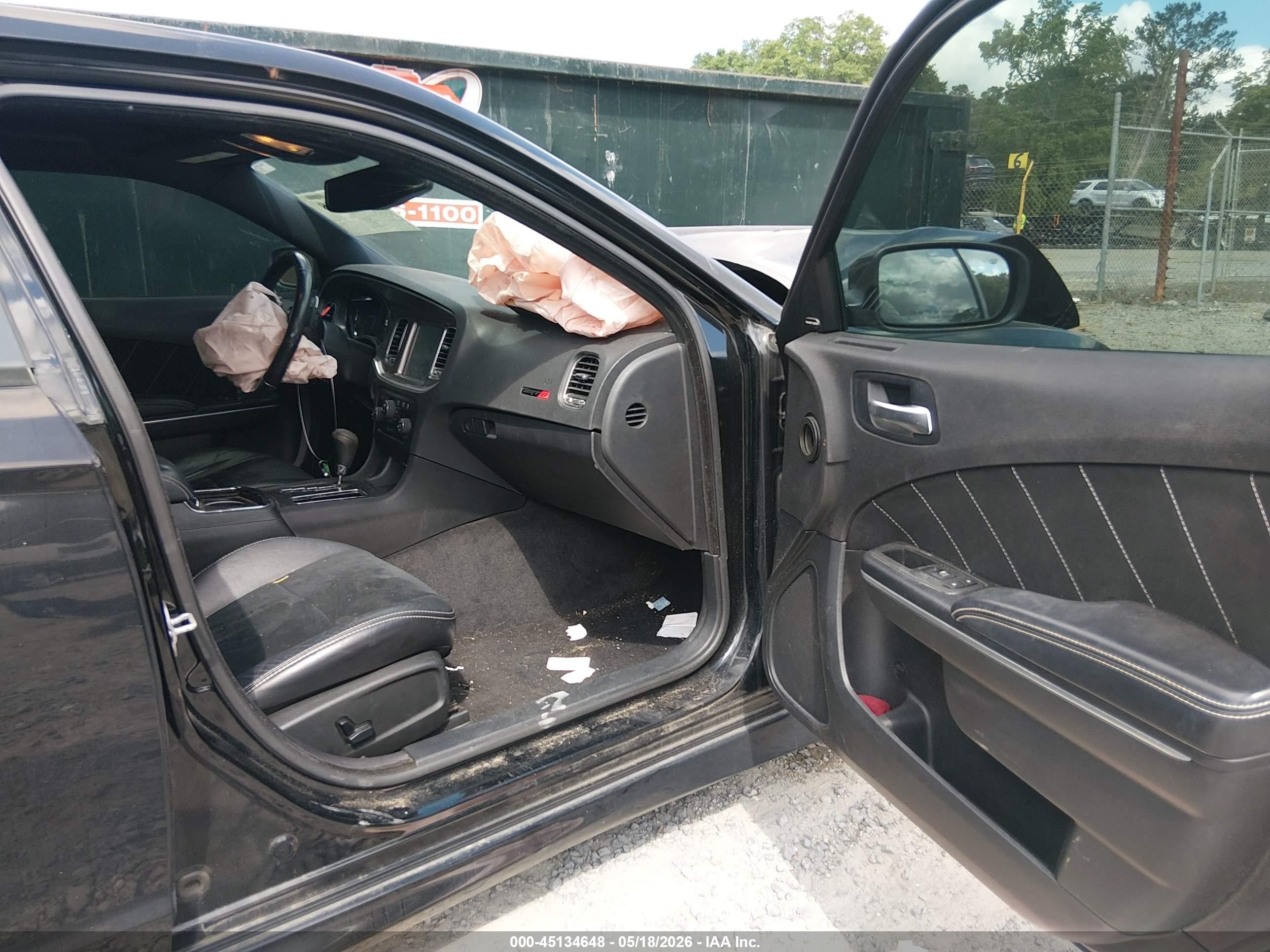 2013 Dodge Charger Srt8 Black vin: 2C3CDXEJ9DH534857