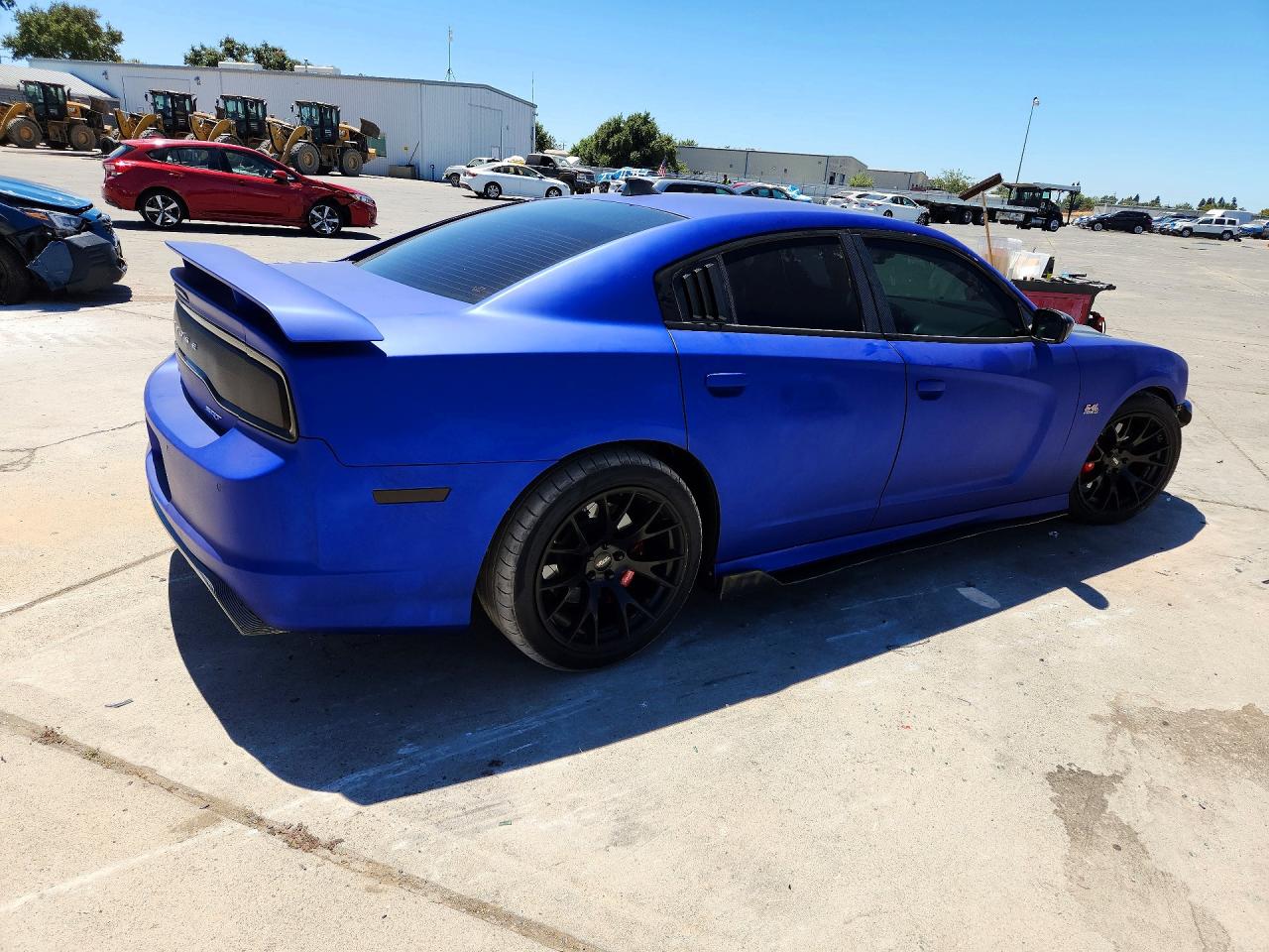 2014 Dodge Charger Srt-8 Blue vin: 2C3CDXEJ9EH205559