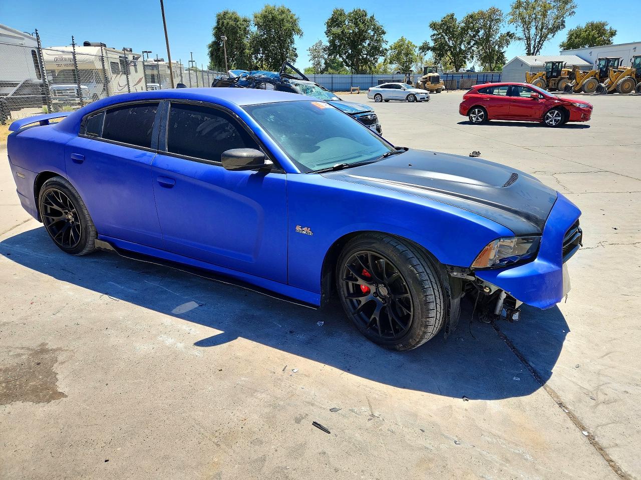 2014 Dodge Charger Srt-8 Blue vin: 2C3CDXEJ9EH205559