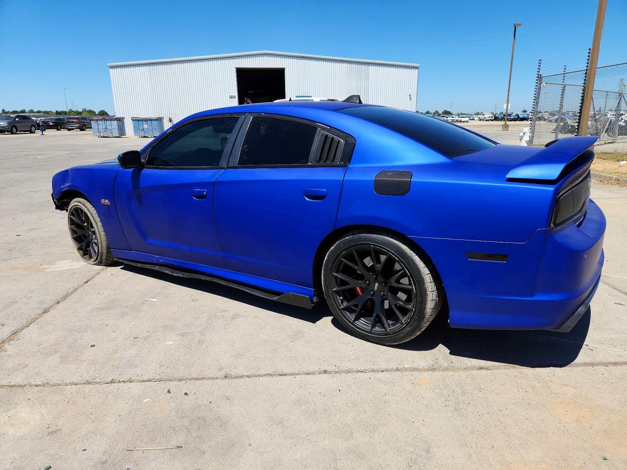 2014 Dodge Charger Srt-8 Blue vin: 2C3CDXEJ9EH205559