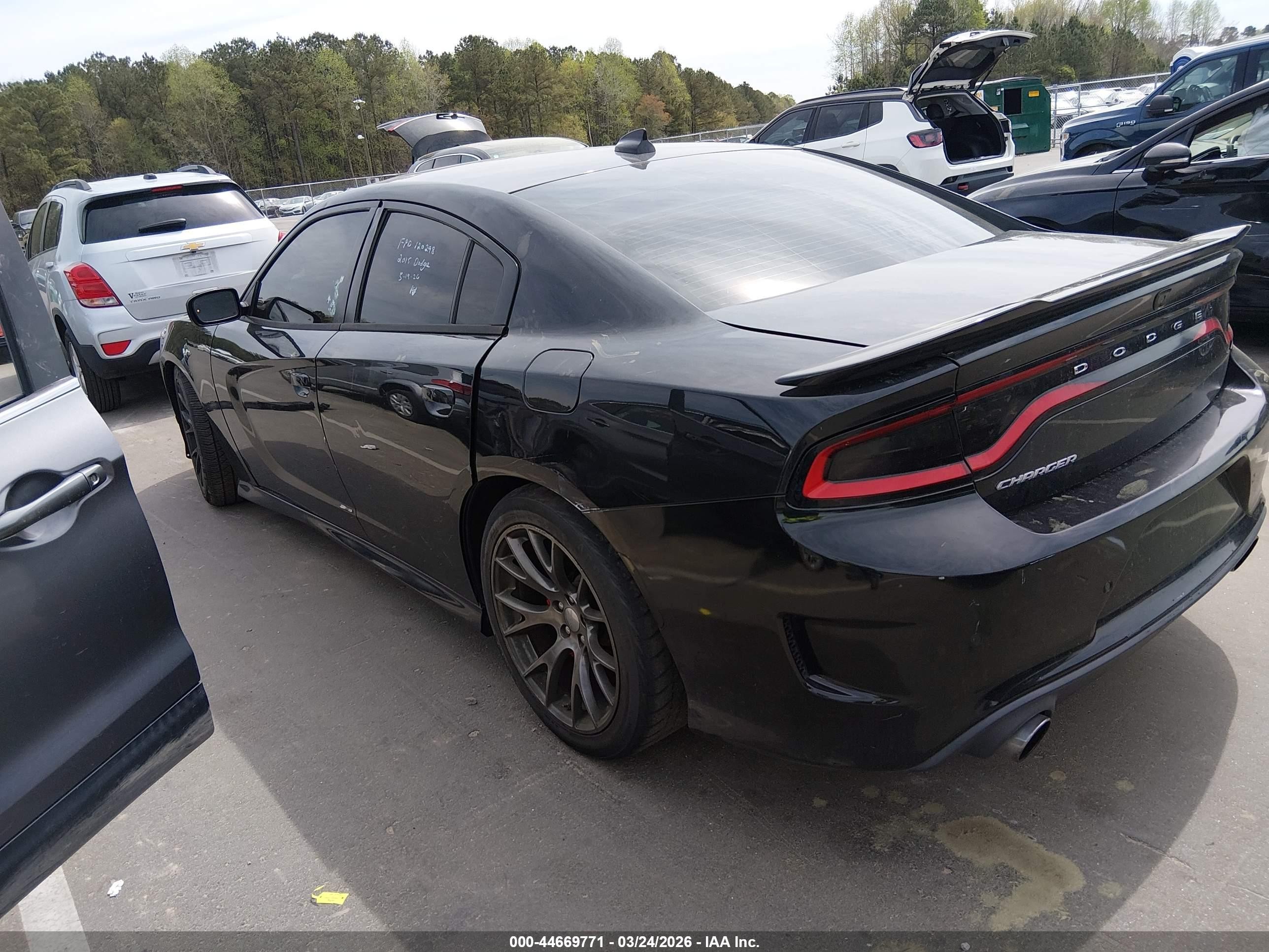 2015 Dodge Charger Srt 392 Black vin: 2C3CDXEJ9FH820663