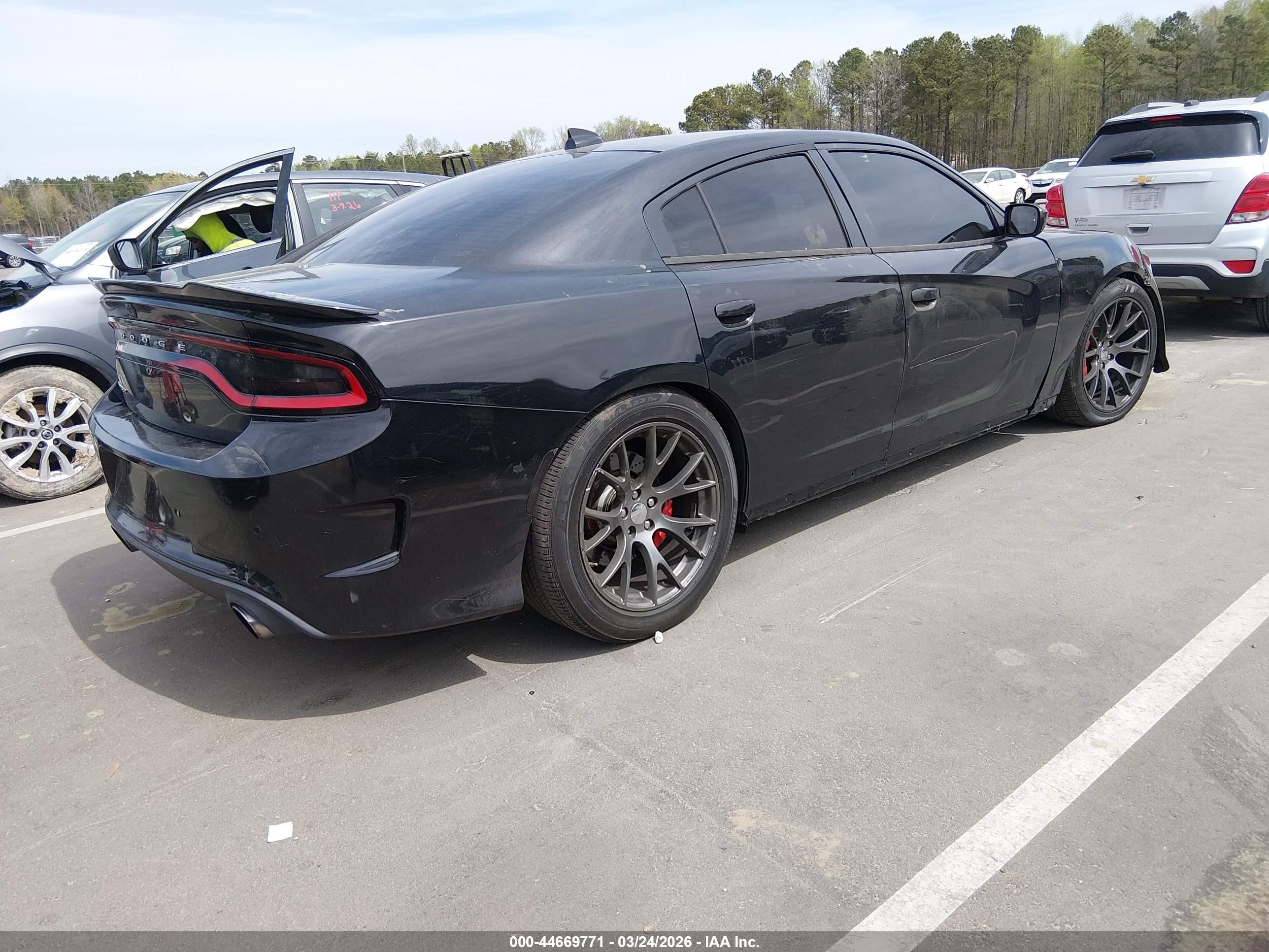 2015 Dodge Charger Srt 392 Black vin: 2C3CDXEJ9FH820663