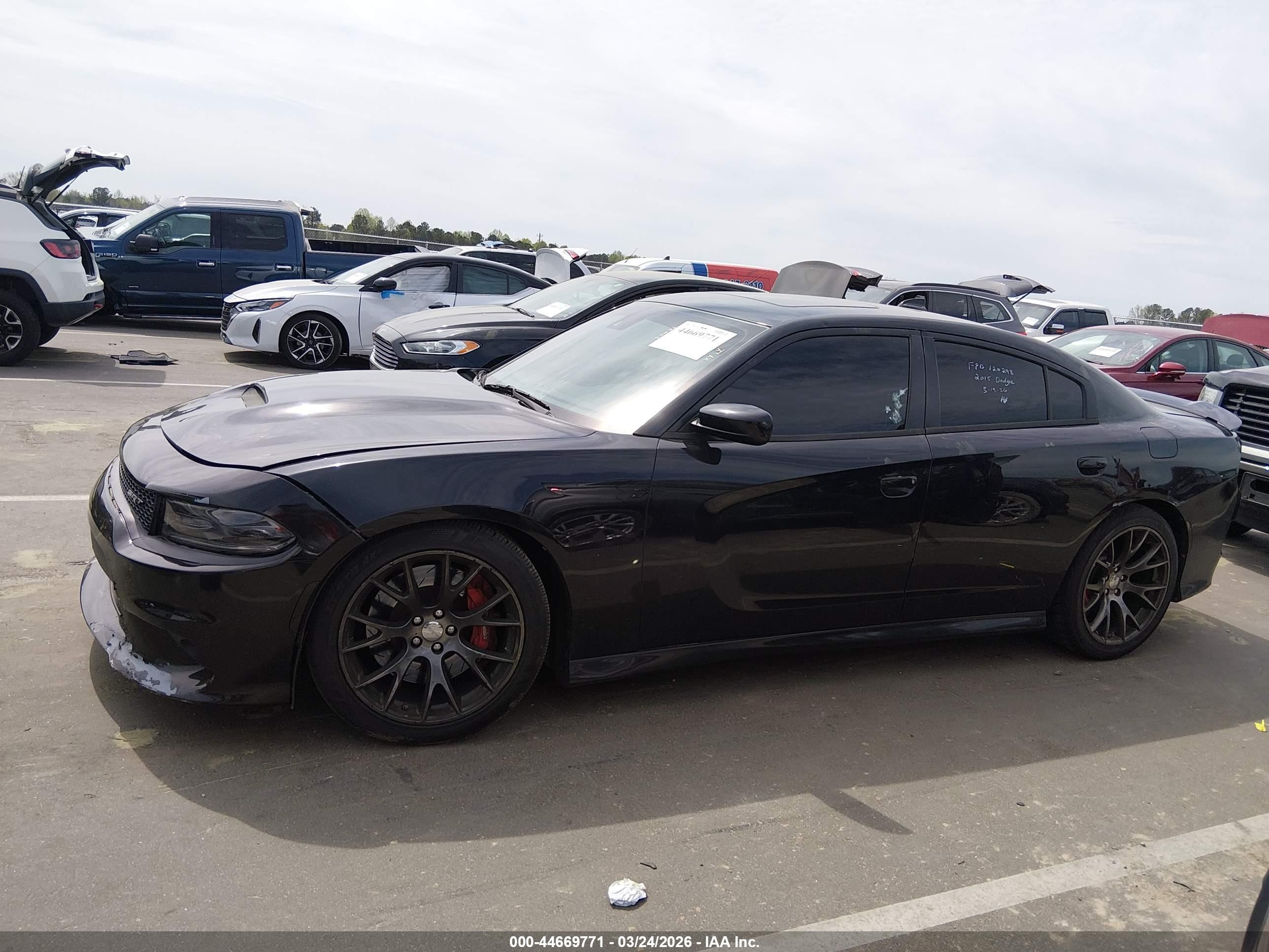 2015 Dodge Charger Srt 392 Black vin: 2C3CDXEJ9FH820663