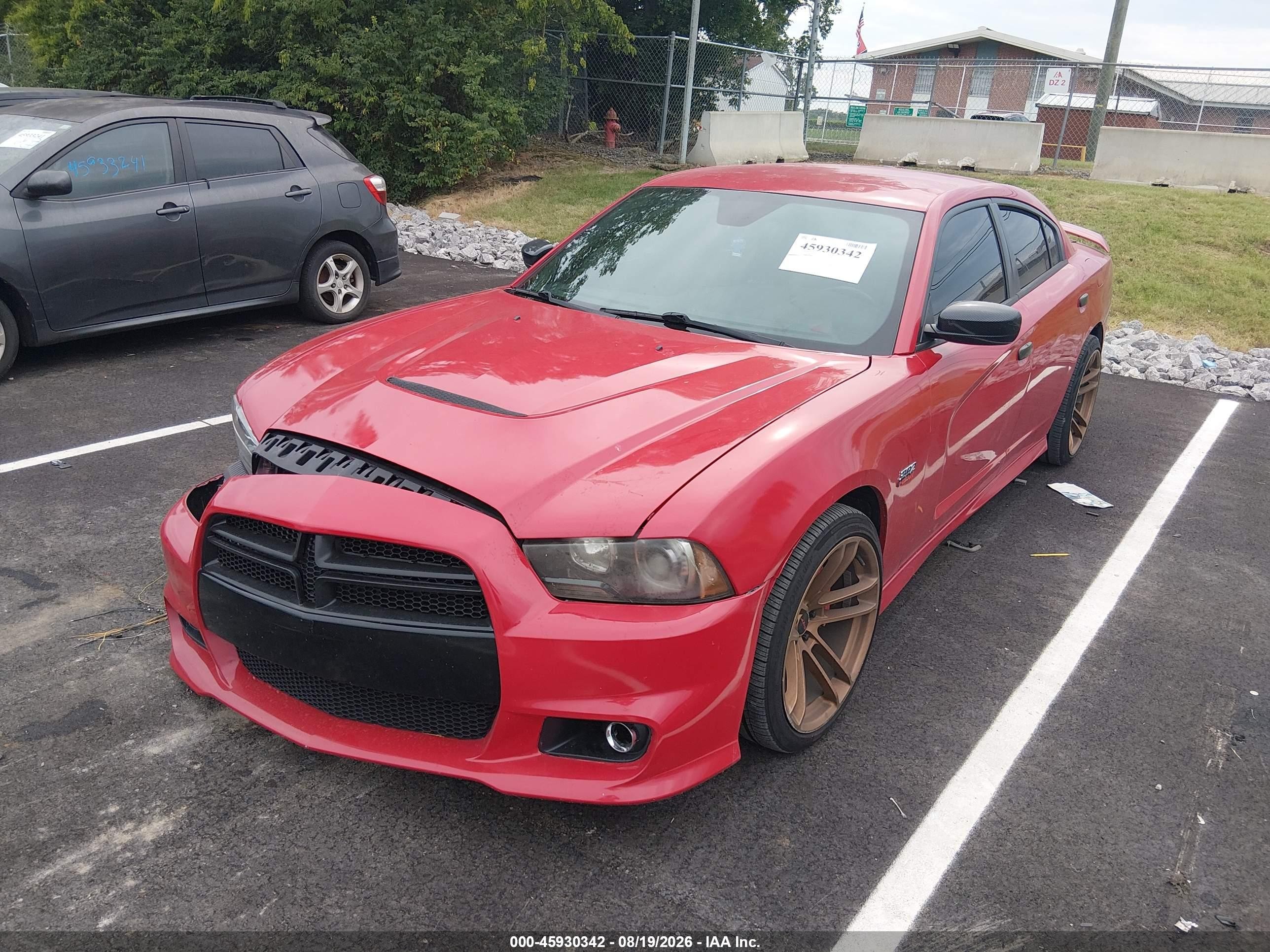 2013 Dodge Charger Srt8 Red vin: 2C3CDXEJXDH560321