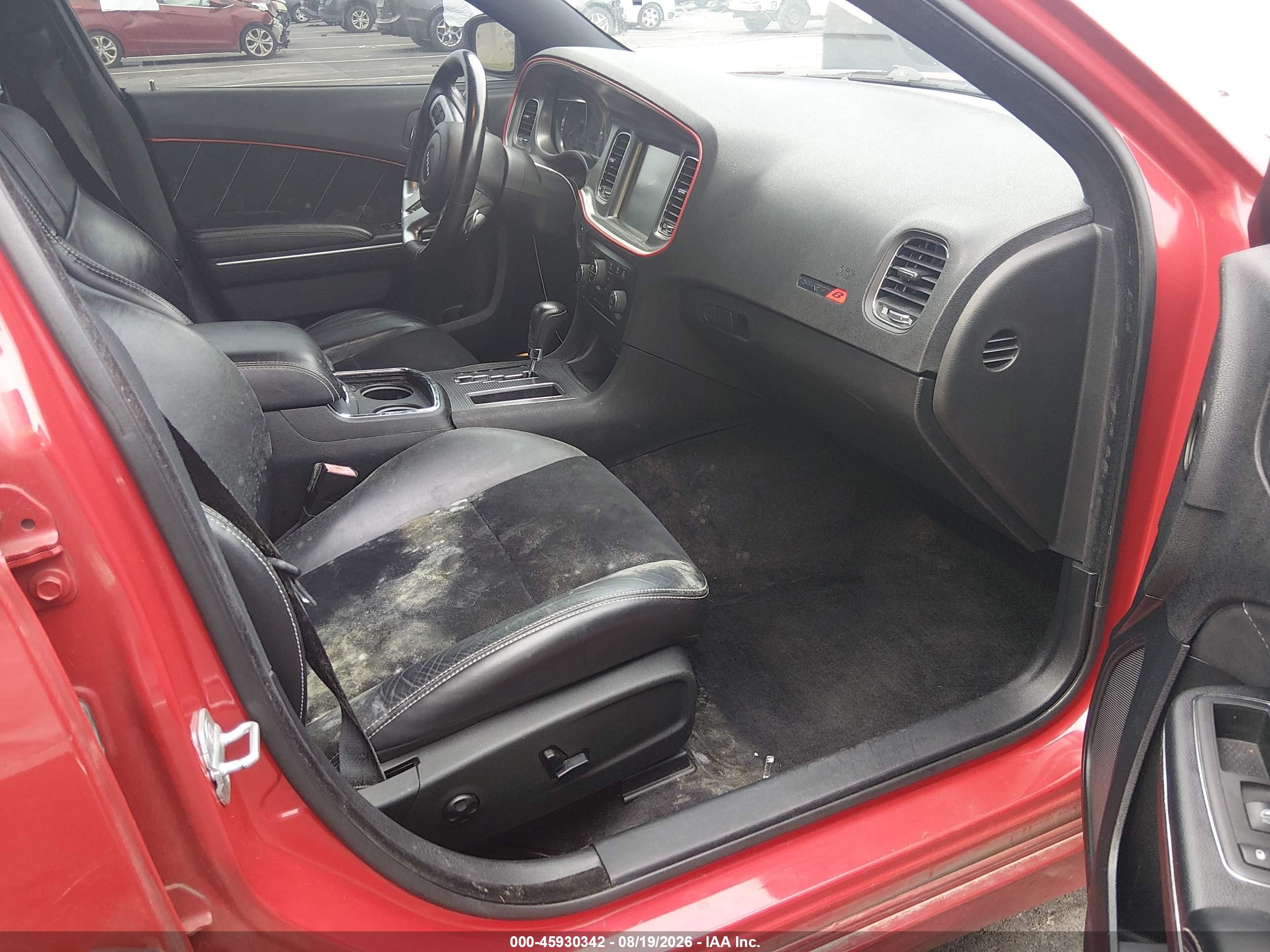 2013 Dodge Charger Srt8 Red vin: 2C3CDXEJXDH560321