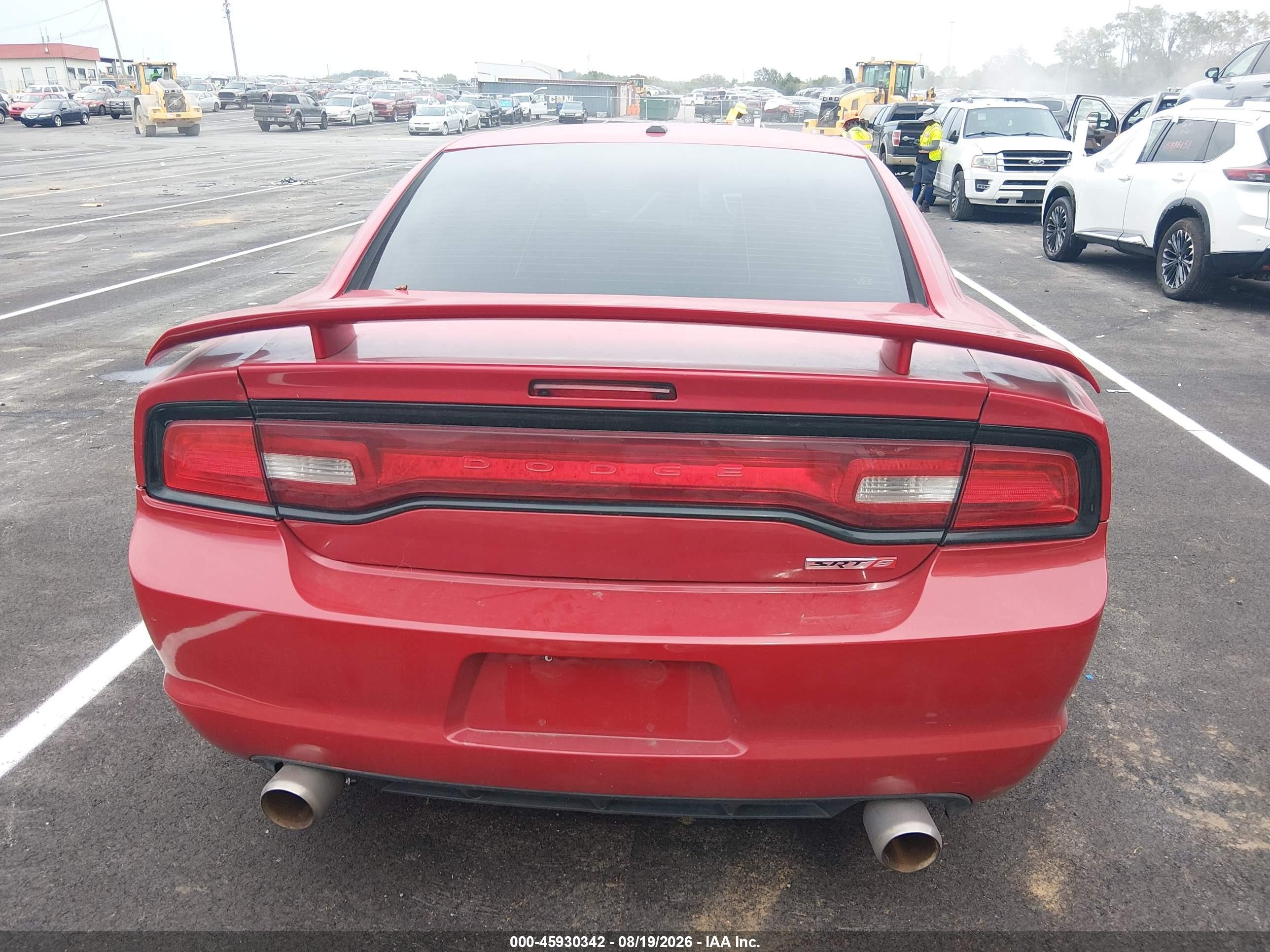 2013 Dodge Charger Srt8 Red vin: 2C3CDXEJXDH560321
