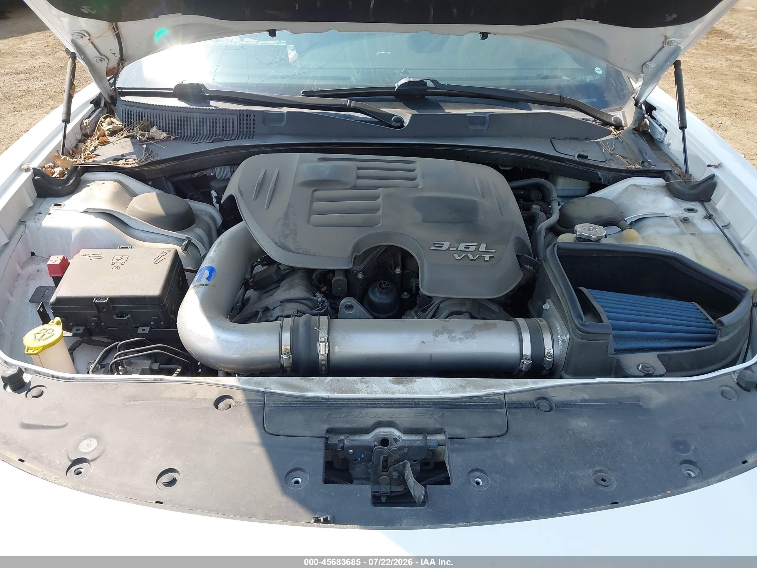 2015 Dodge Charger Se White vin: 2C3CDXFG0FH762896