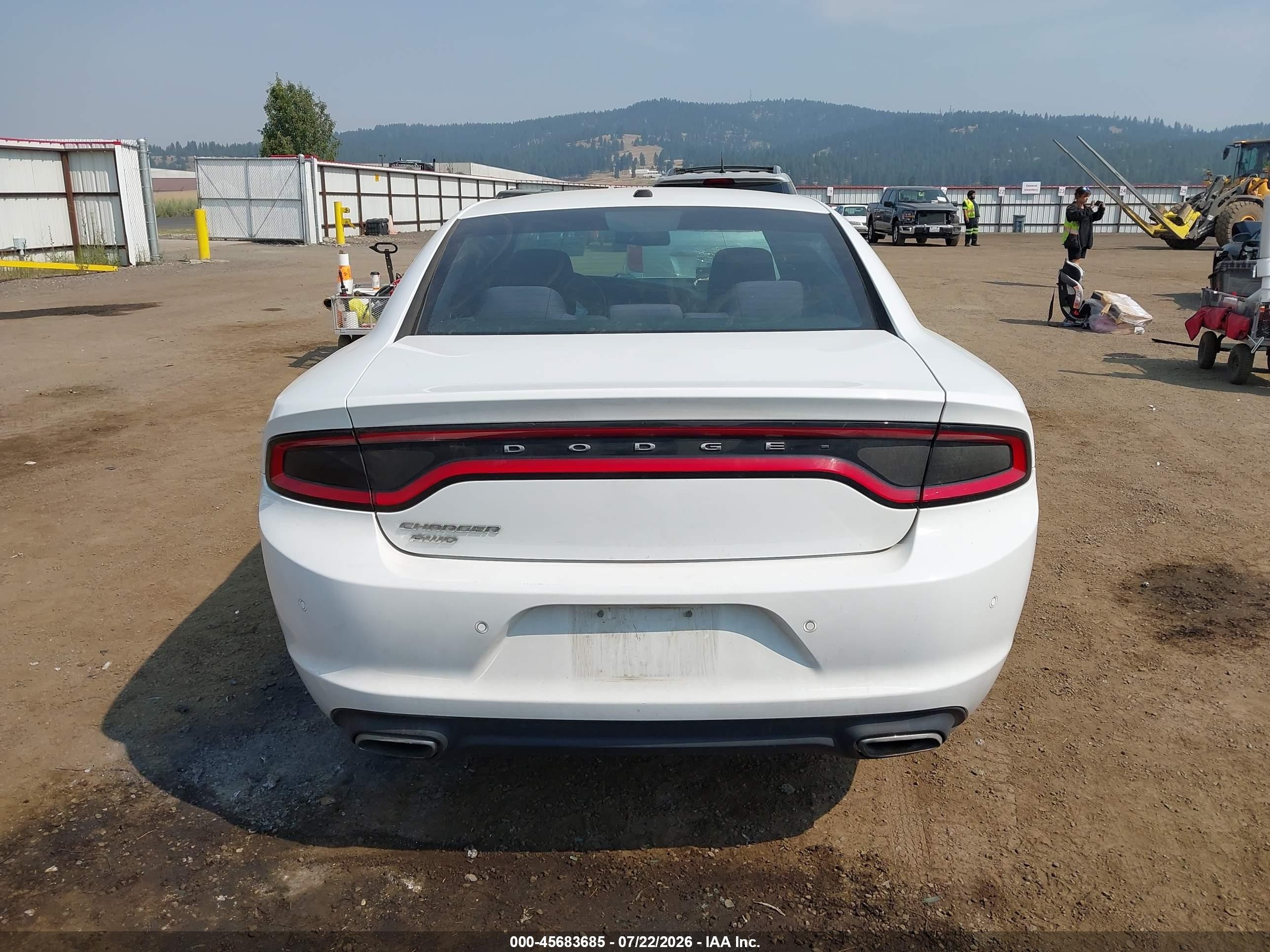 2015 Dodge Charger Se White vin: 2C3CDXFG0FH762896