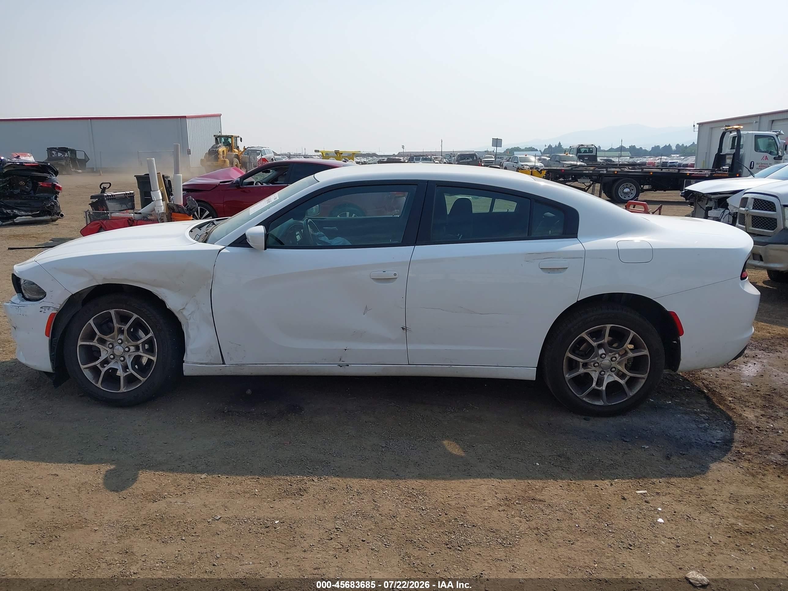 2015 Dodge Charger Se White vin: 2C3CDXFG0FH762896
